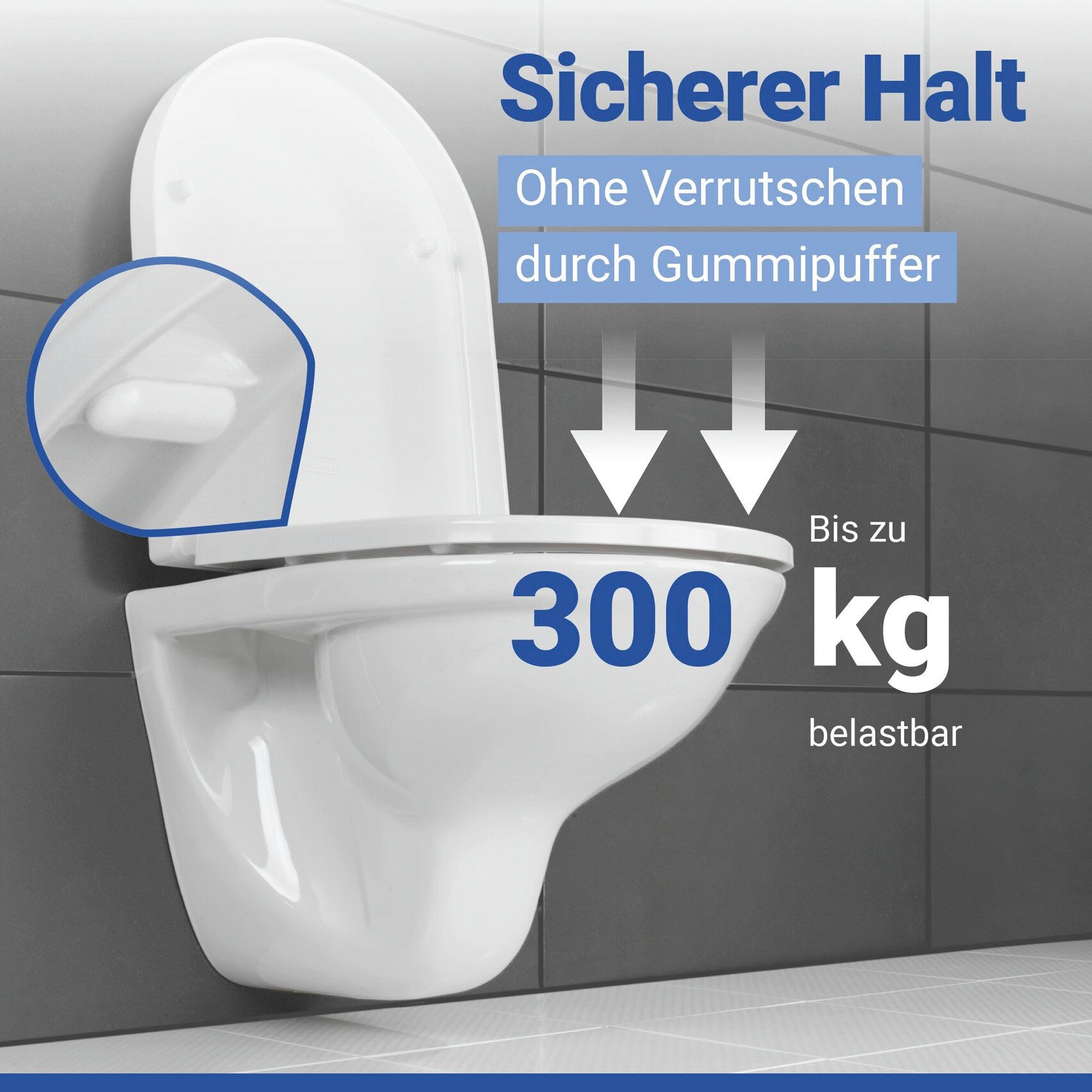 WENKO WC-Sitz »Palma« Mit Absenkautomatik