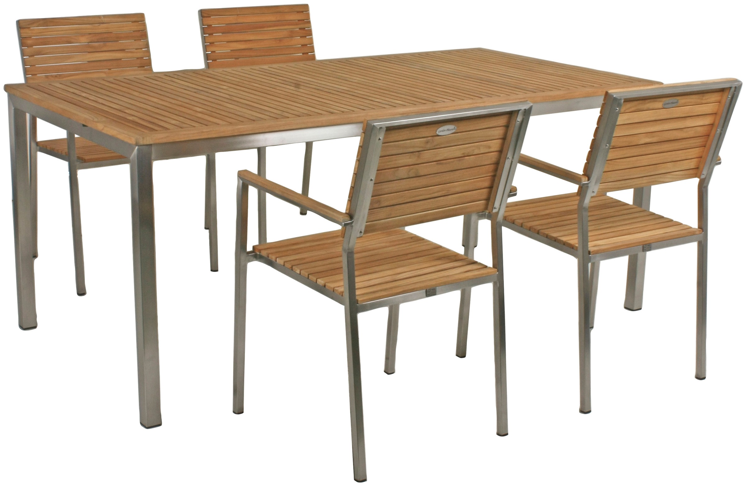 Garden Pleasure Garten-Essgruppe »DENVER« 5 Stk. tlg. stapelbar günstig online kaufen