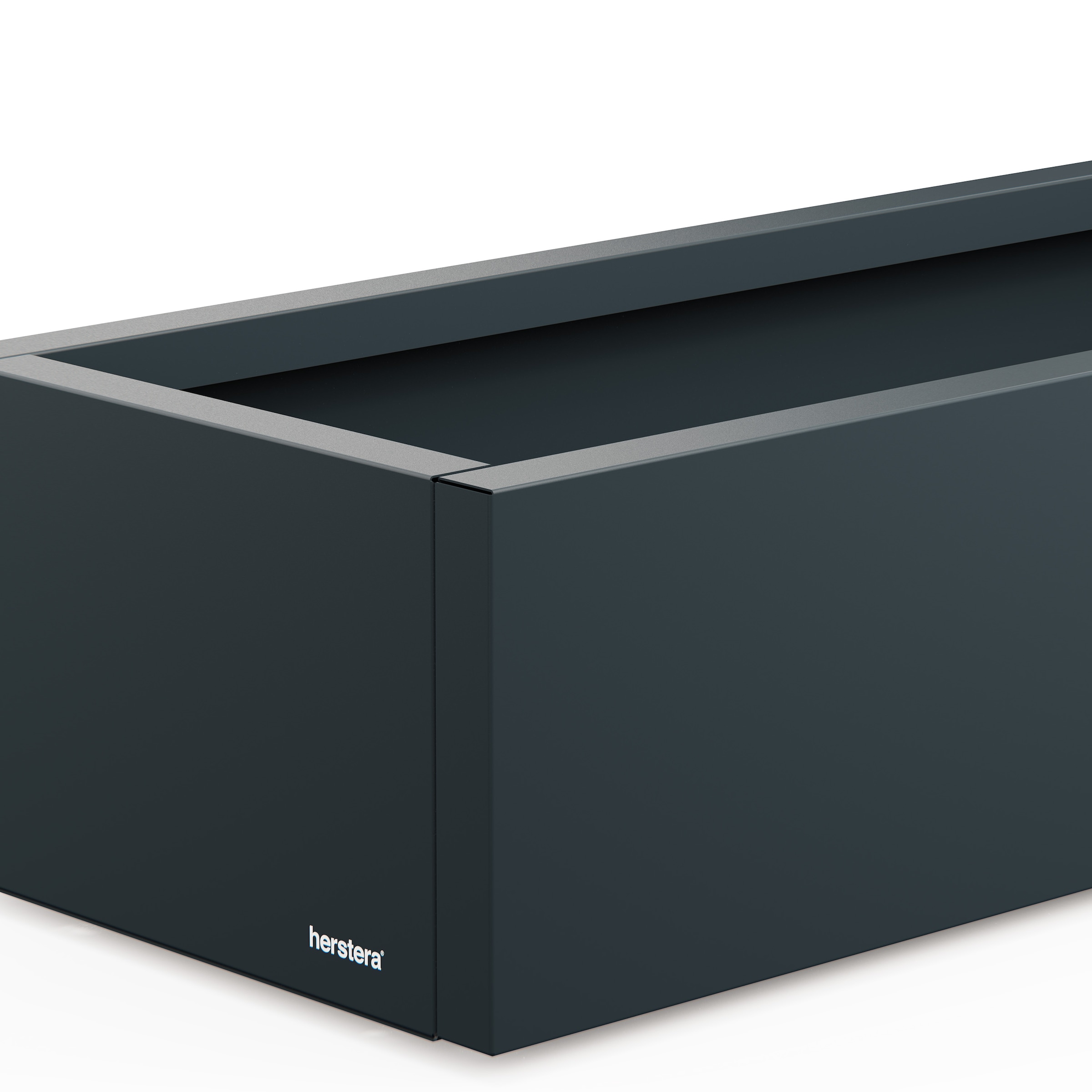 Herstera Garden Pflanzkübel »Cube anthrazit« BxTxH: 150x40x25 cm