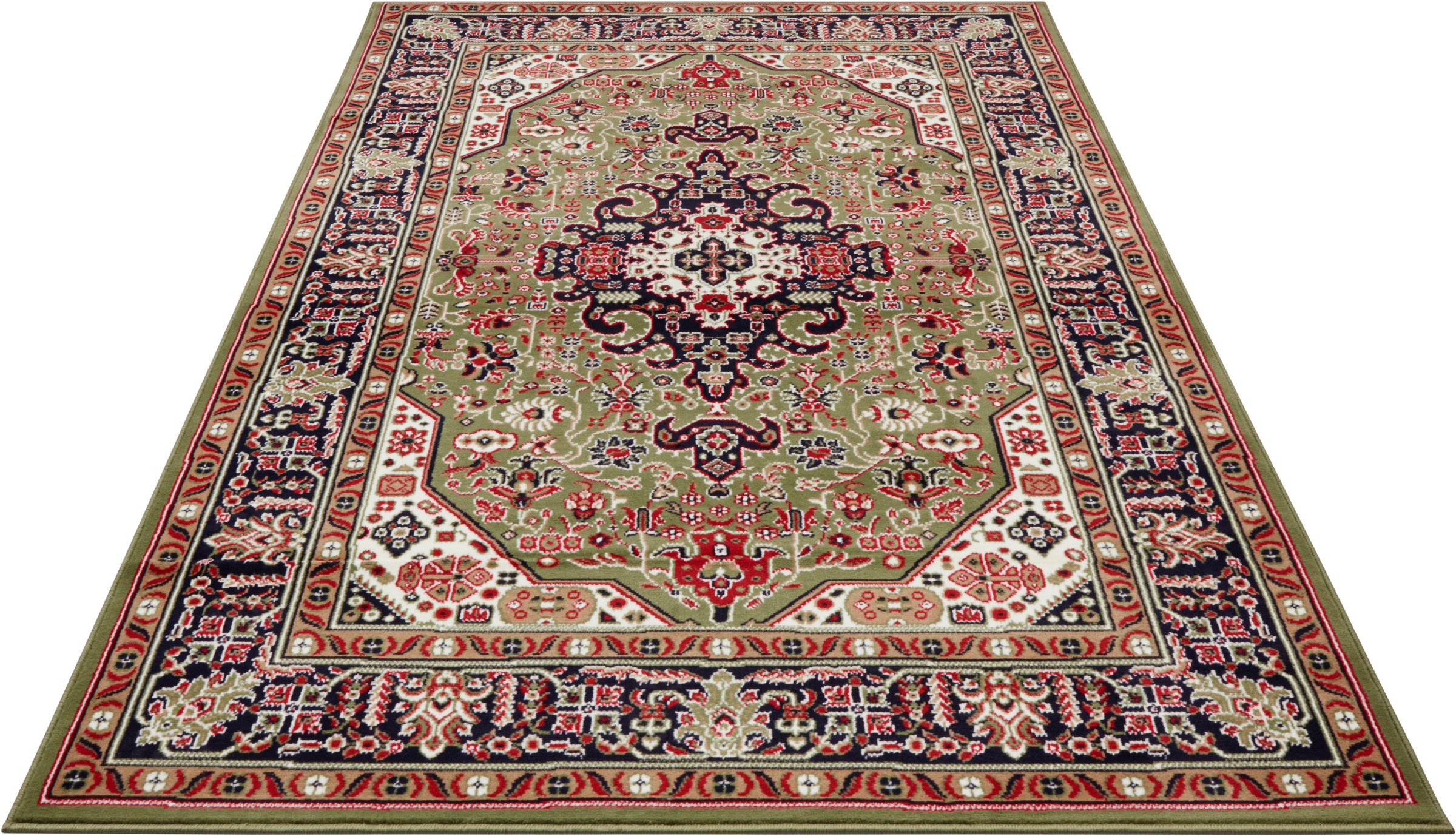 NOURISTAN Teppich »Skazar Isfahan«, rechteckig, Kurzflor, Orient, Teppich, Vintage, Esszimmer, Wohnzimmer, Flur