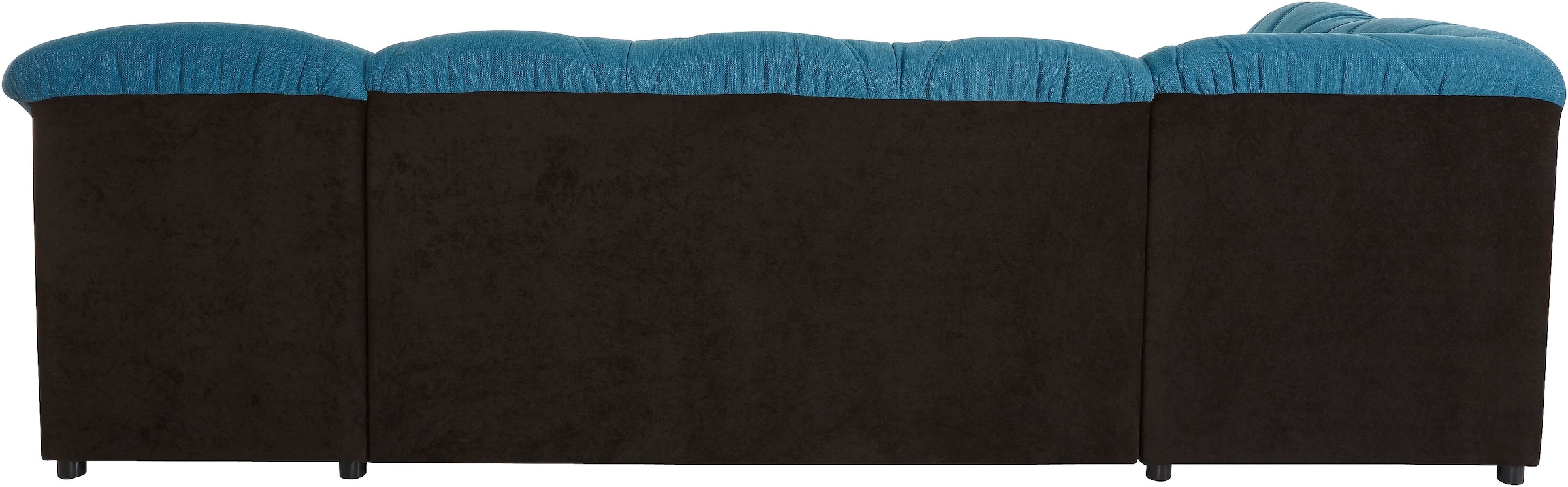 DOMO collection Wohnlandschaft »Flores auch in Leder-Bezug, B/T/H: 293/180/86 cm, U-Form«, (3 St.), wahlweise mit Bettfunktion, wahlweise mit Federkern