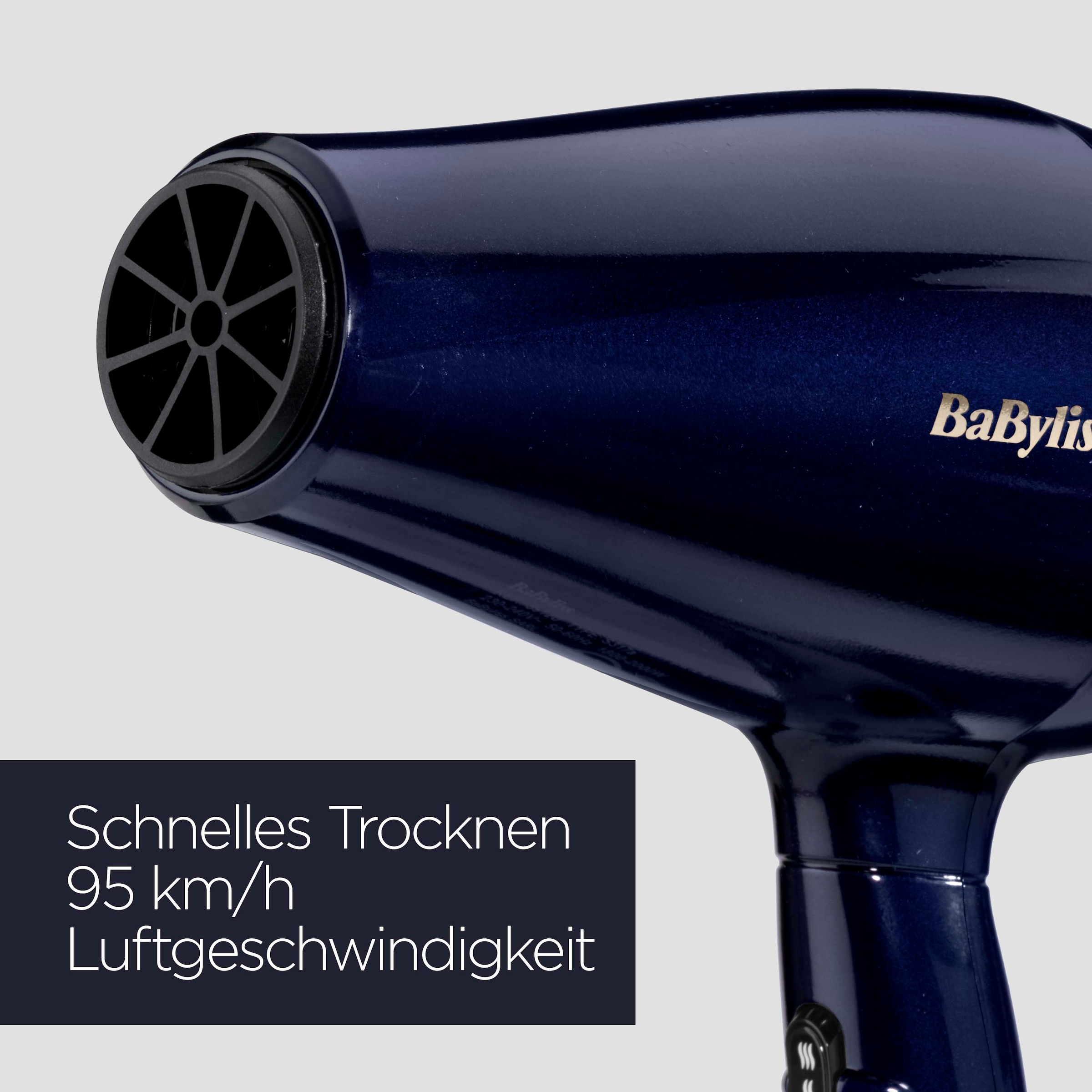 BaByliss Haartrockner »Black Onyx Haartrockner«, 2100 W, mit innovativem HTDC-Motor für professionelle Leistung