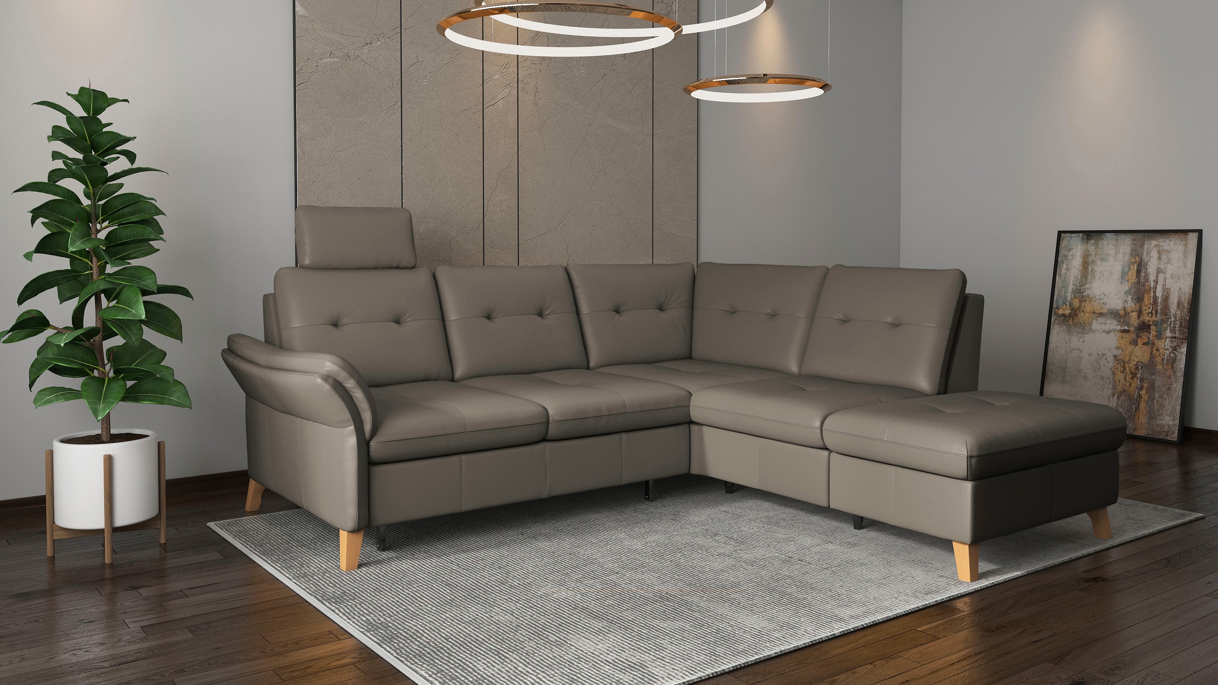 sit&more Ecksofa »Göteborg« inkl. Sitztiefenverstellung, wahlweise mit Bett günstig online kaufen