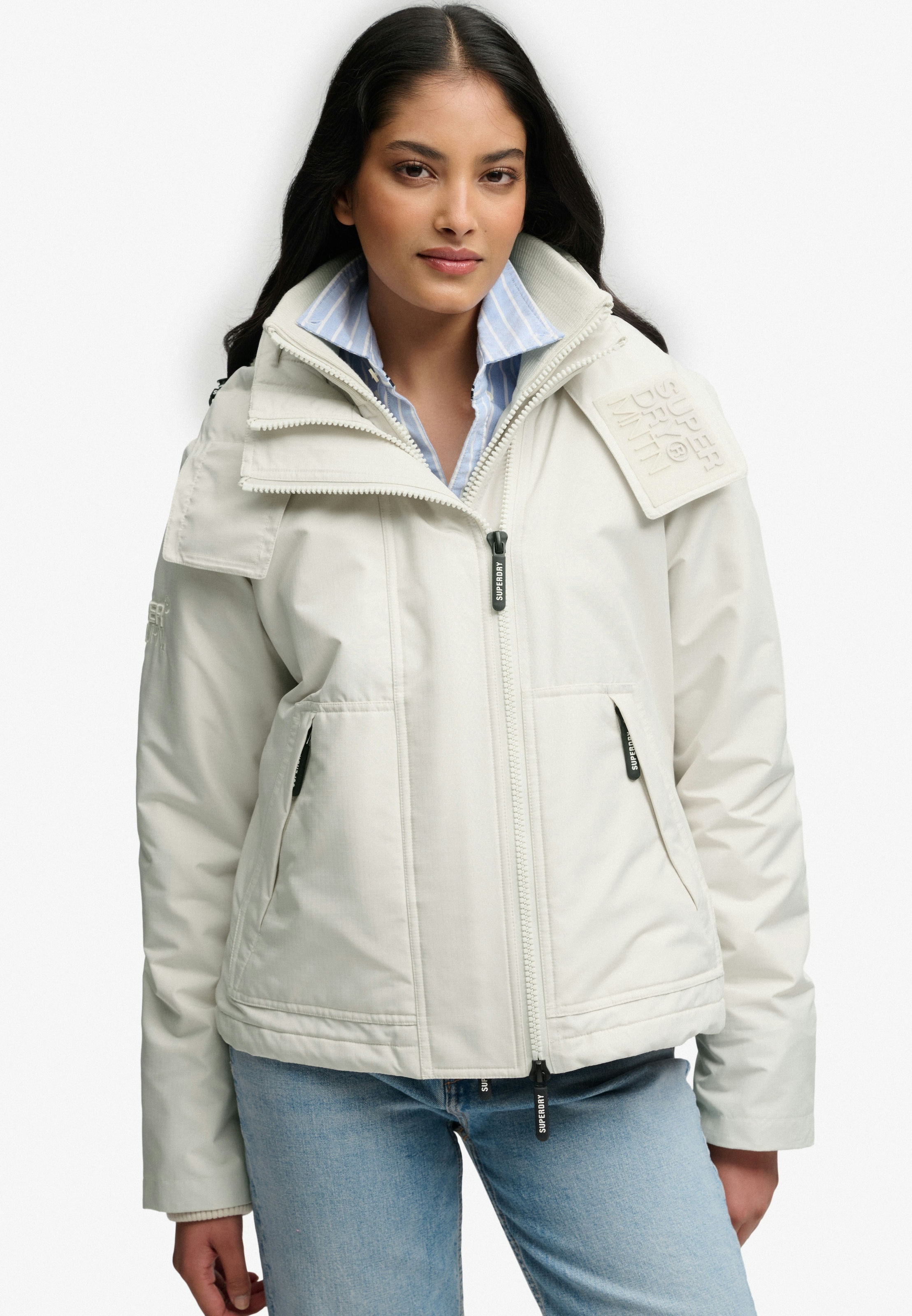 Superdry Outdoorjacke »HOODED ARCTIC WINDCHEATER« Kunstfaser, regular fit