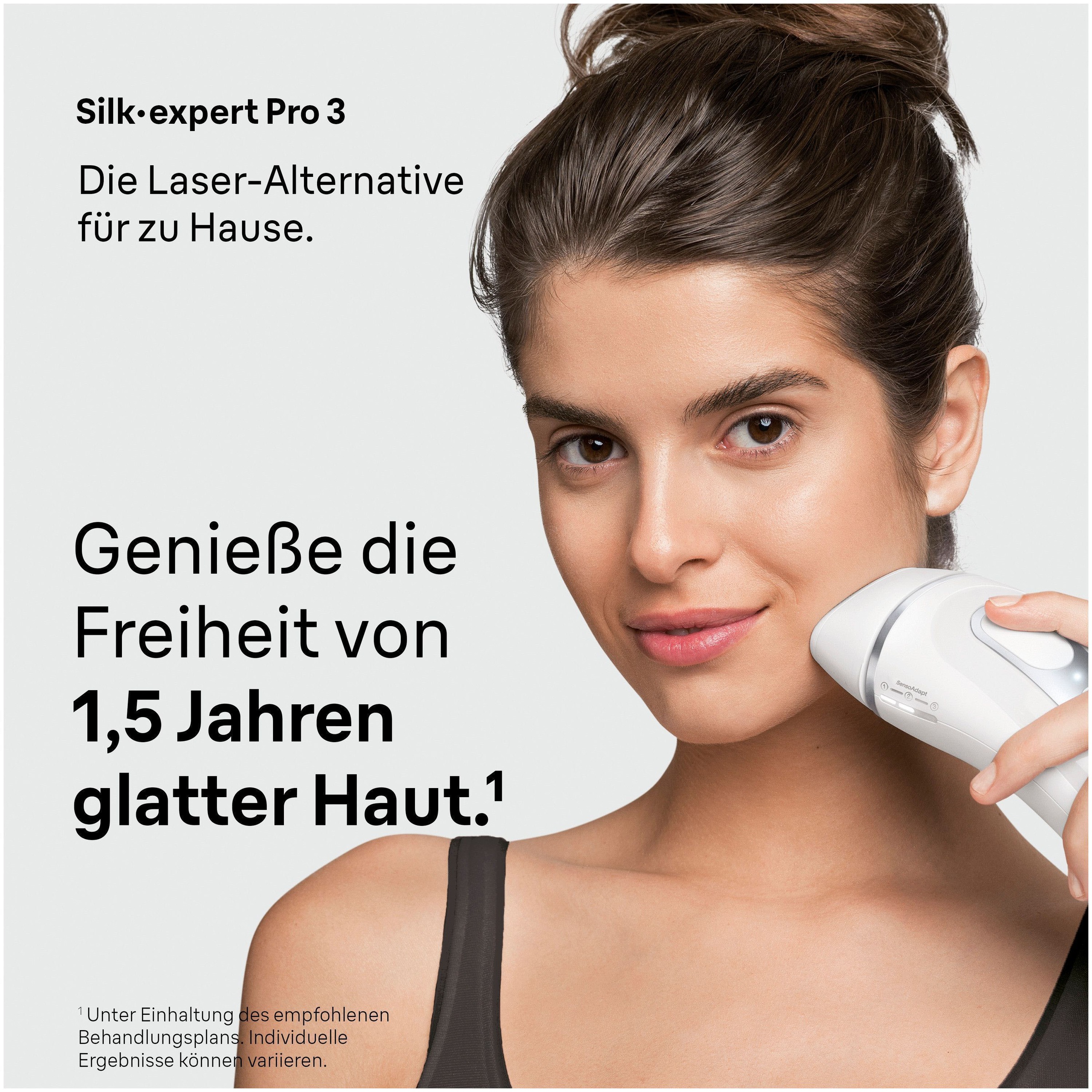 Braun IPL-Haarentferner »Silk·expert Pro 3 PL3020 (Modell 2026) PL3230 (Modell 2025)« pro Minute bis zu 100 Lichtimpulse 3 Aufsätze, mit Aufbewahrungstasche