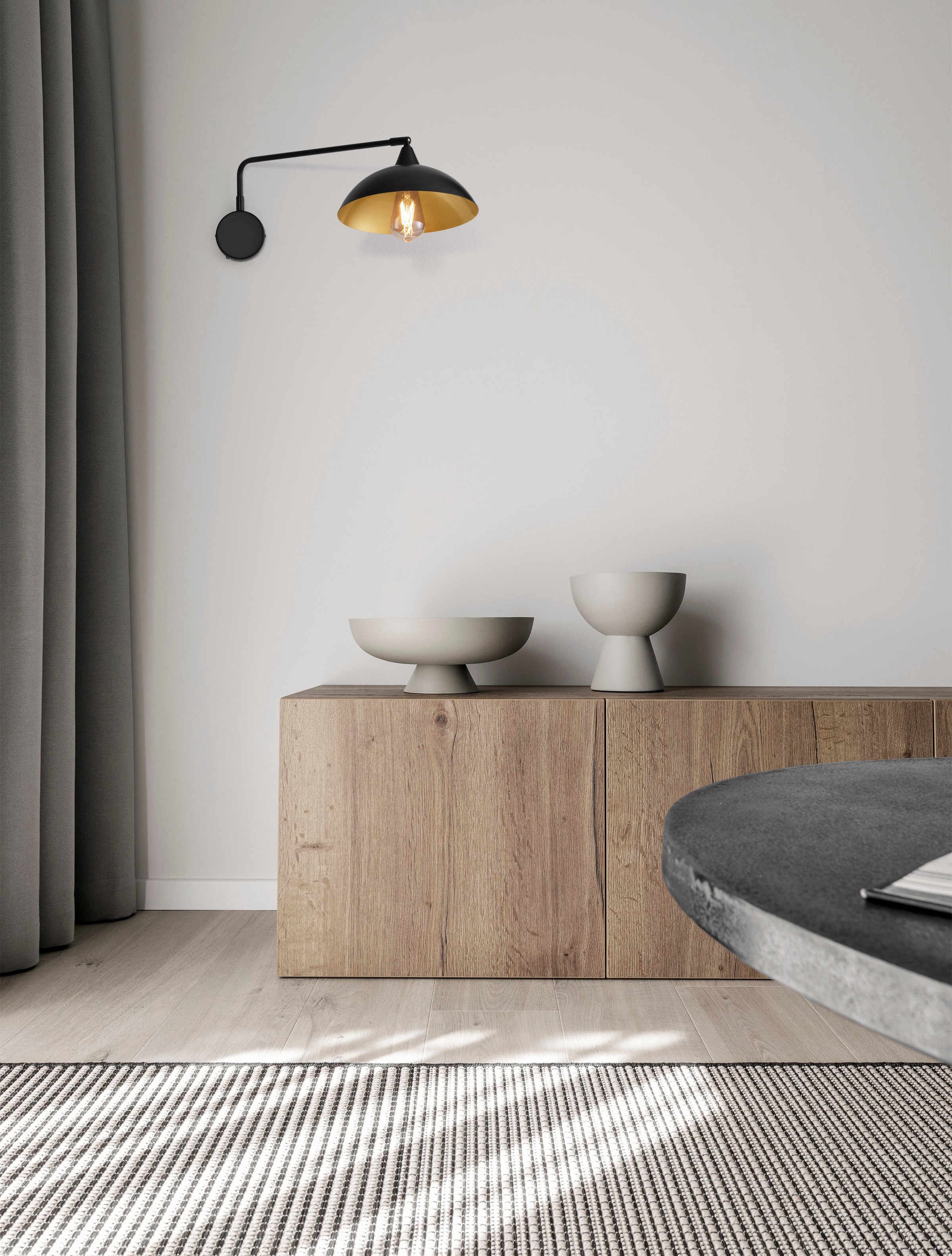 Nova Luce Wandleuchte »MIRBA« E27 1 Stk. Ohne Beleuchtung