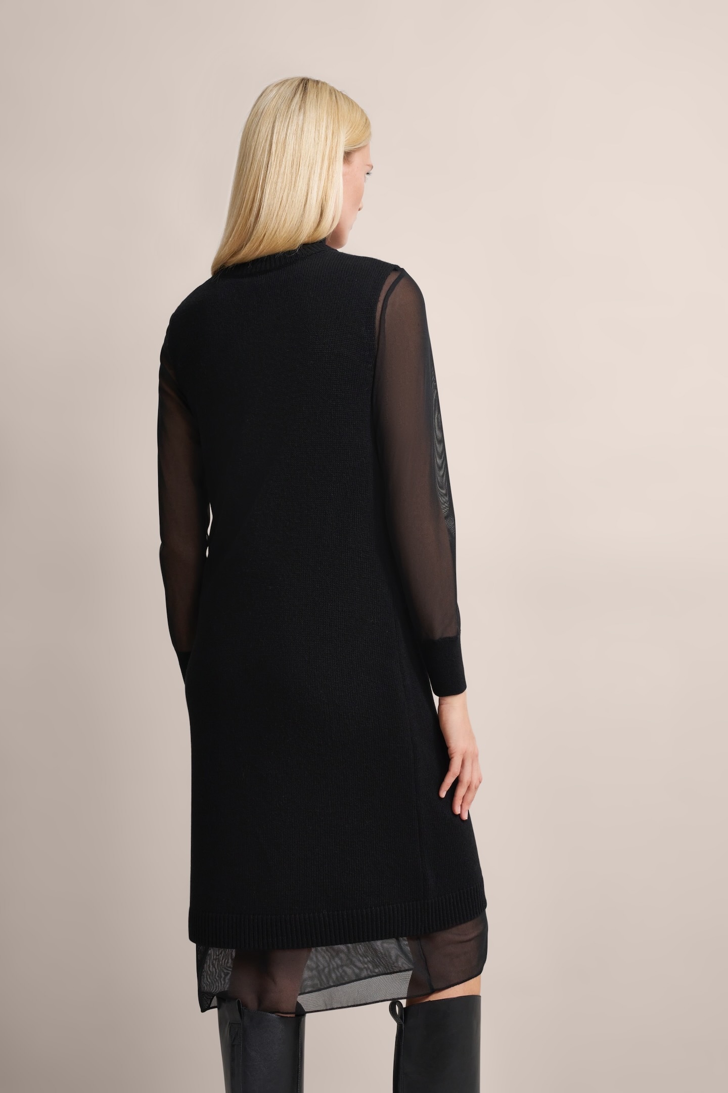 bugatti Strickkleid, im Layering-Look