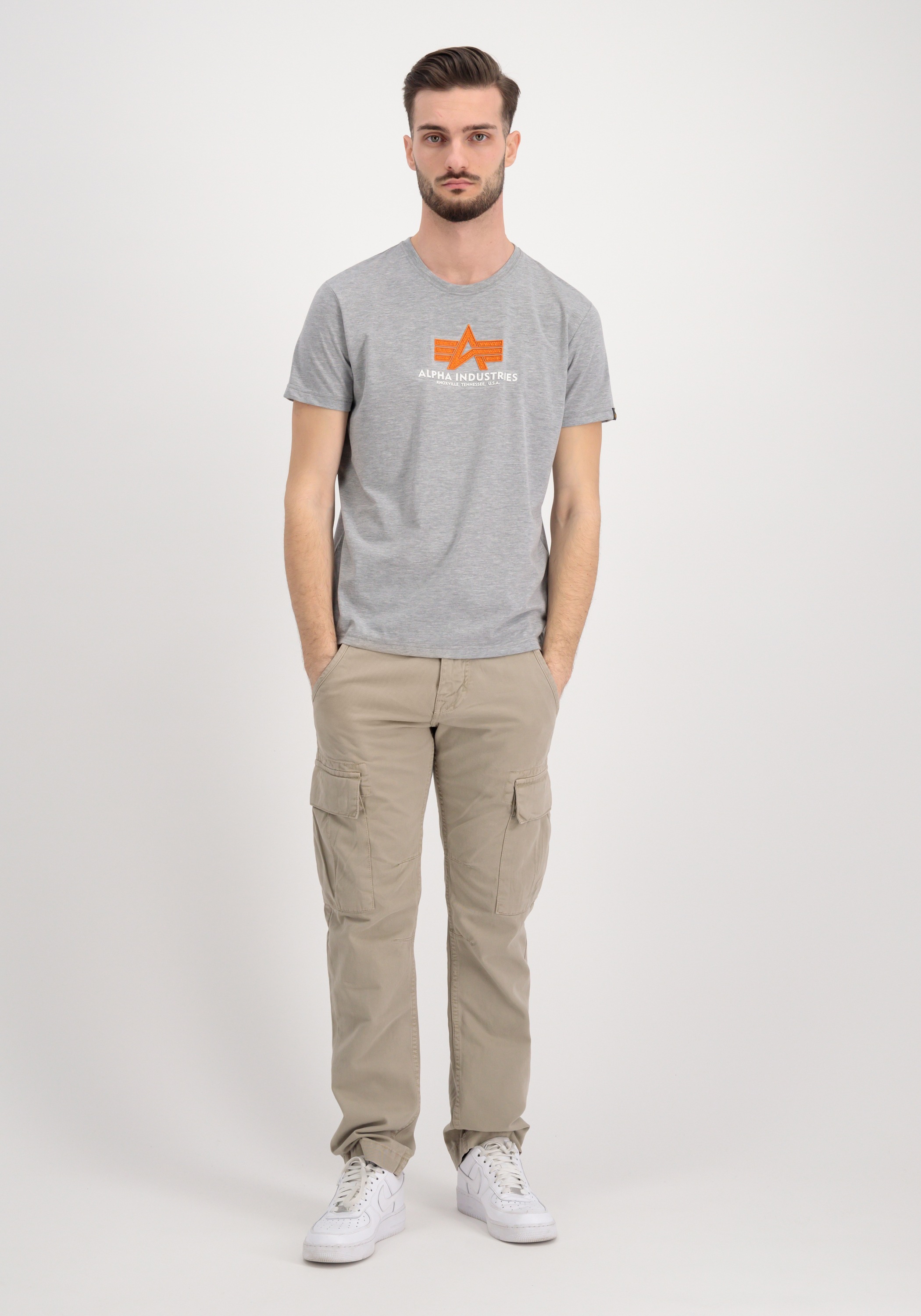 Alpha Industries T-Shirt »Alpha Industries Men - T-Shirts Basic T-Shirt BL Rubber«