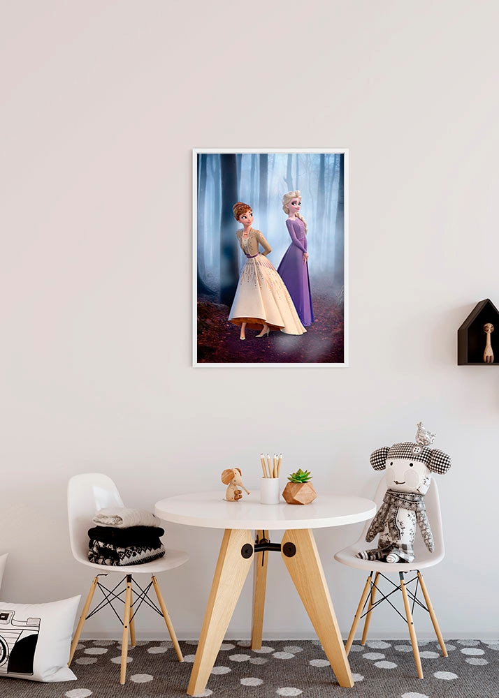 Komar Bild »Frozen Wood Walk«, Disney, (1 St.), Wandbild zur Dekoration im Kinderzimmer - ohne Rahmen