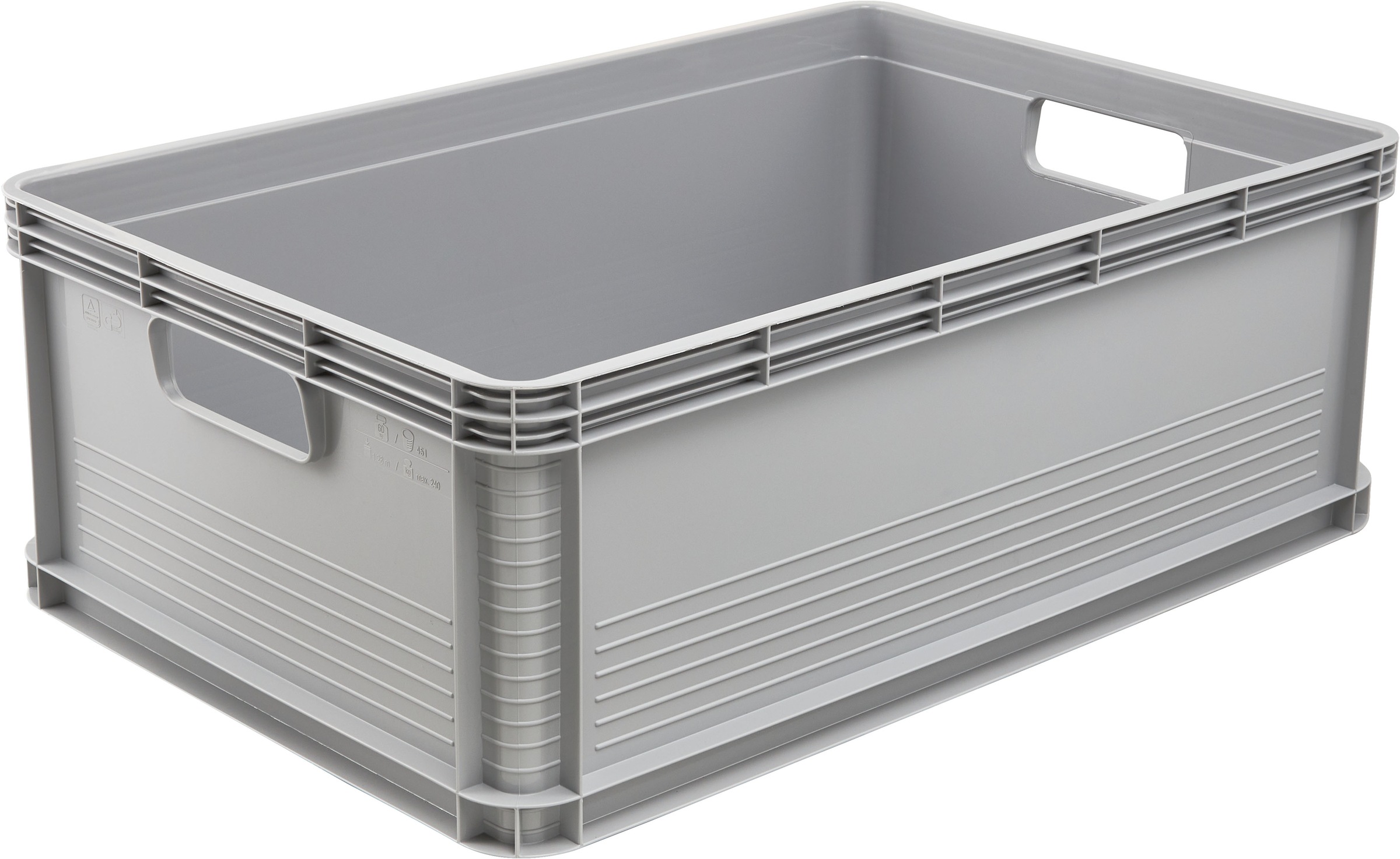 keeeper Transportbehälter »Transportbox robert, 3er Set, 45 L, 60 x 40 x 22 cm« 40 cm breit 22 cm hoch 60 cm lang Set, 3 Stk. tlg. säure- und laugenbeständig, 60 kg Tragkraft