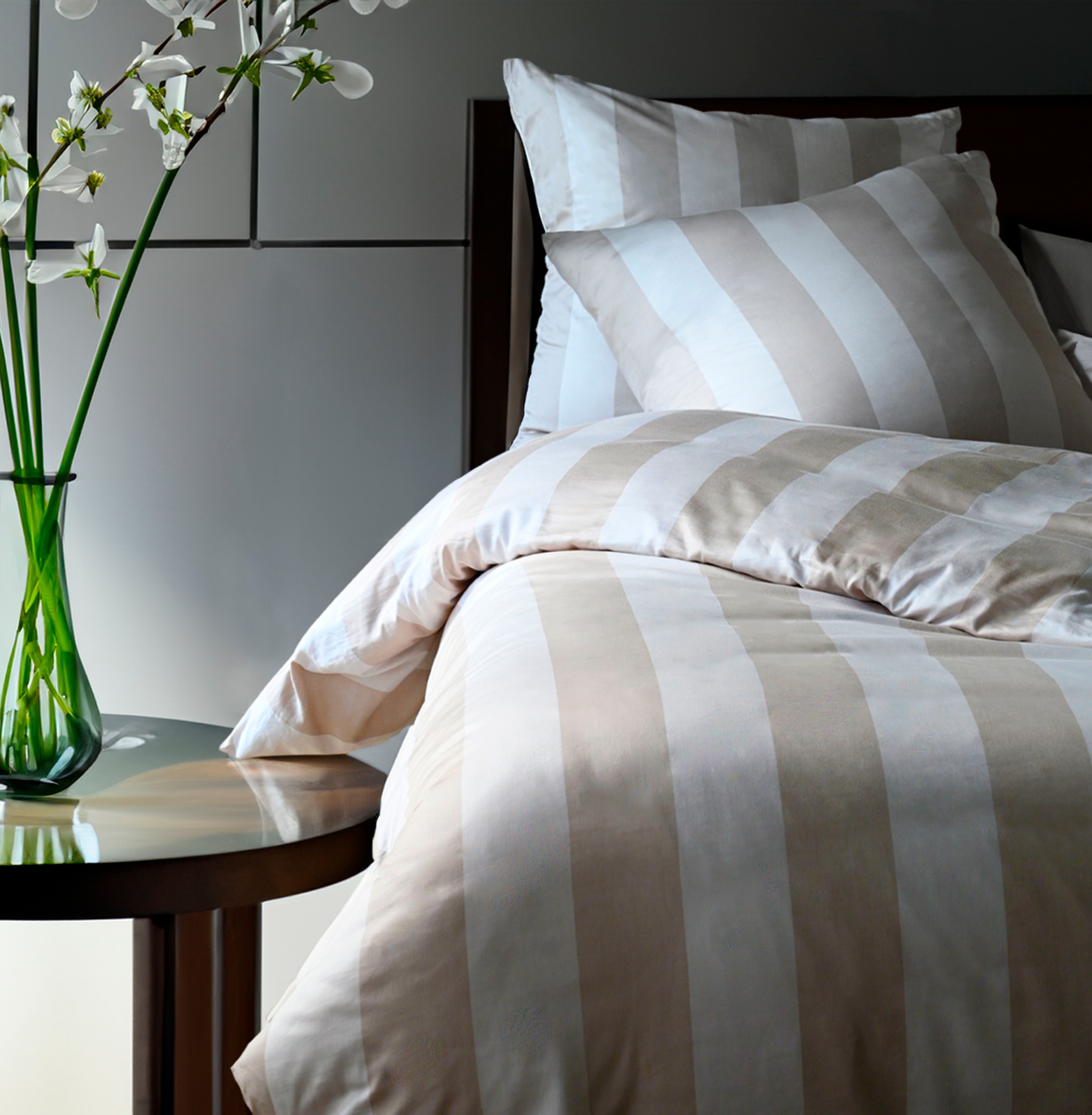 fleuresse Bettwäsche »Bed Art S«, Mako Satin-Bettwäsche aus 100% Baumwolle