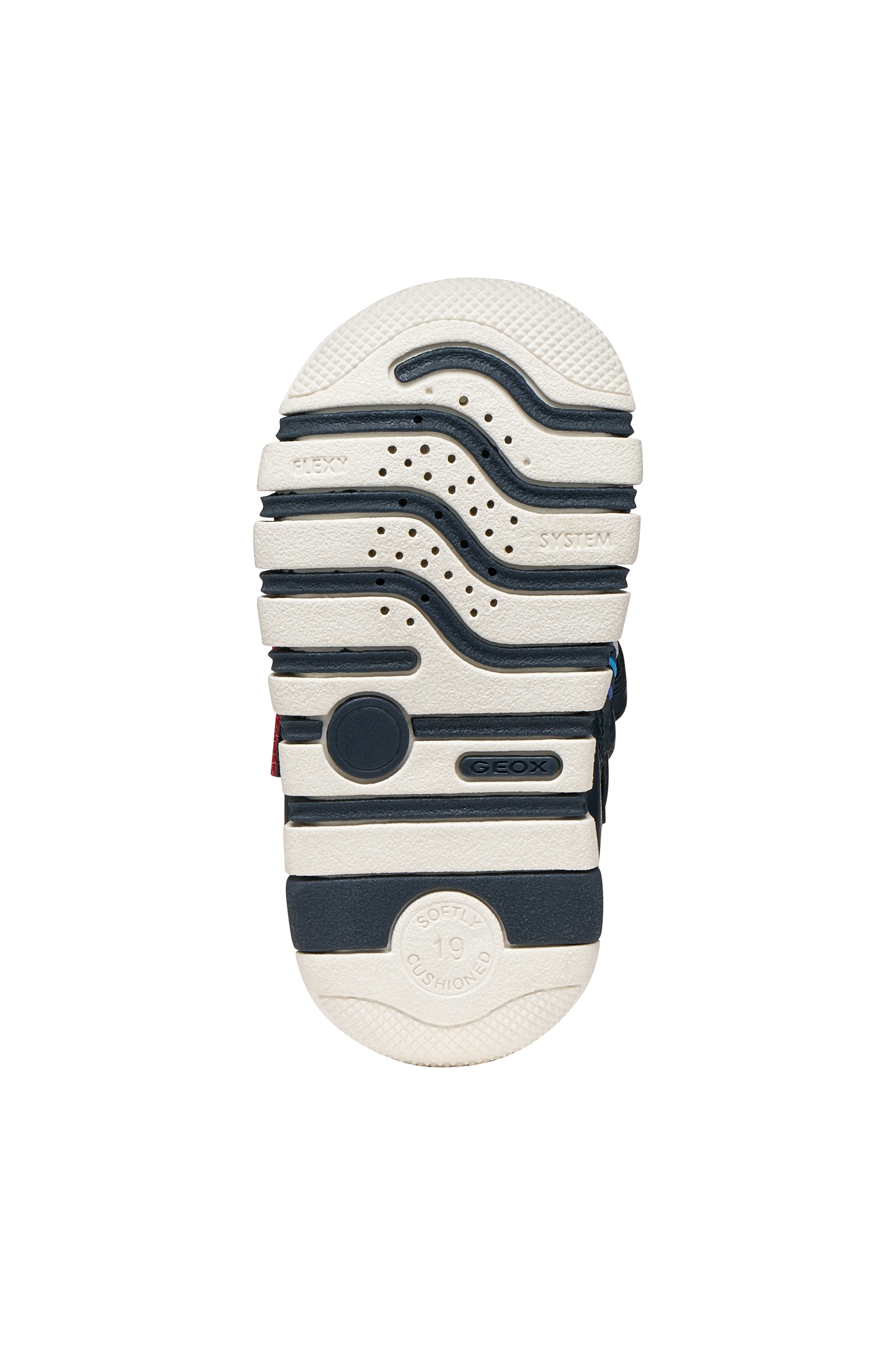 Geox Lauflernschuh »B SANDAL IUPIDOO BOY«  Babyschuh mit Stickmuster, Größenschablone zum Download