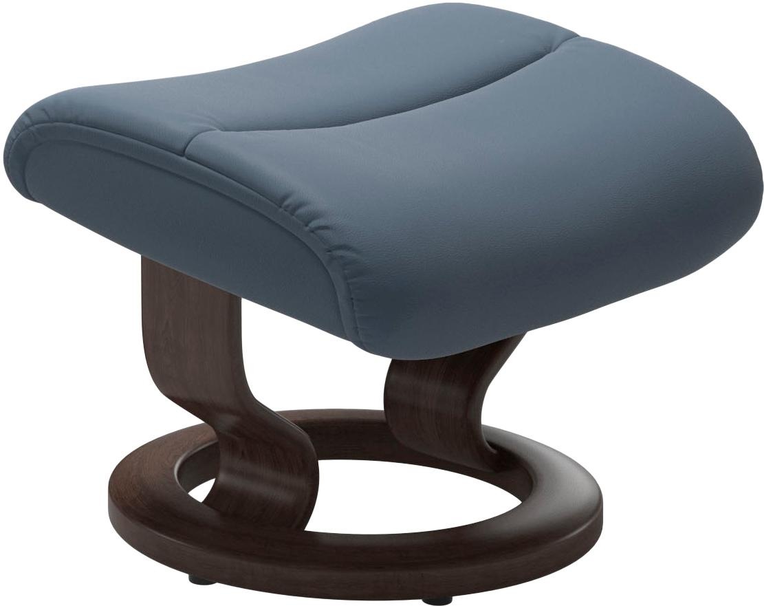 Stressless® Relaxsessel »View«, (Set, Relaxsessel mit Hocker), mit Classic Base, Größe M,Gestell Wenge