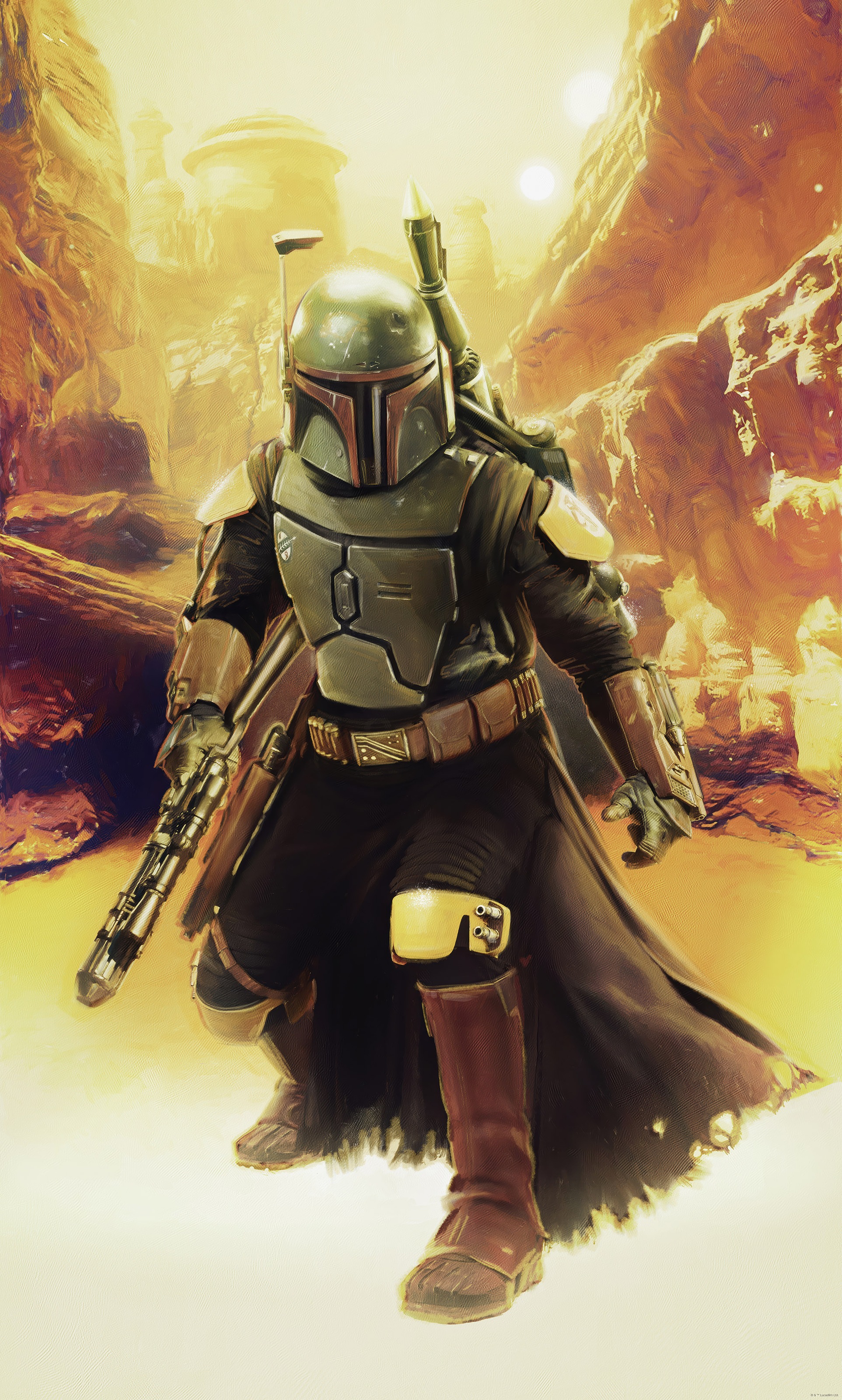 Komar Kindertapete »Star Wars Boba Fett Sneaking Up«, bedruckt günstig online kaufen