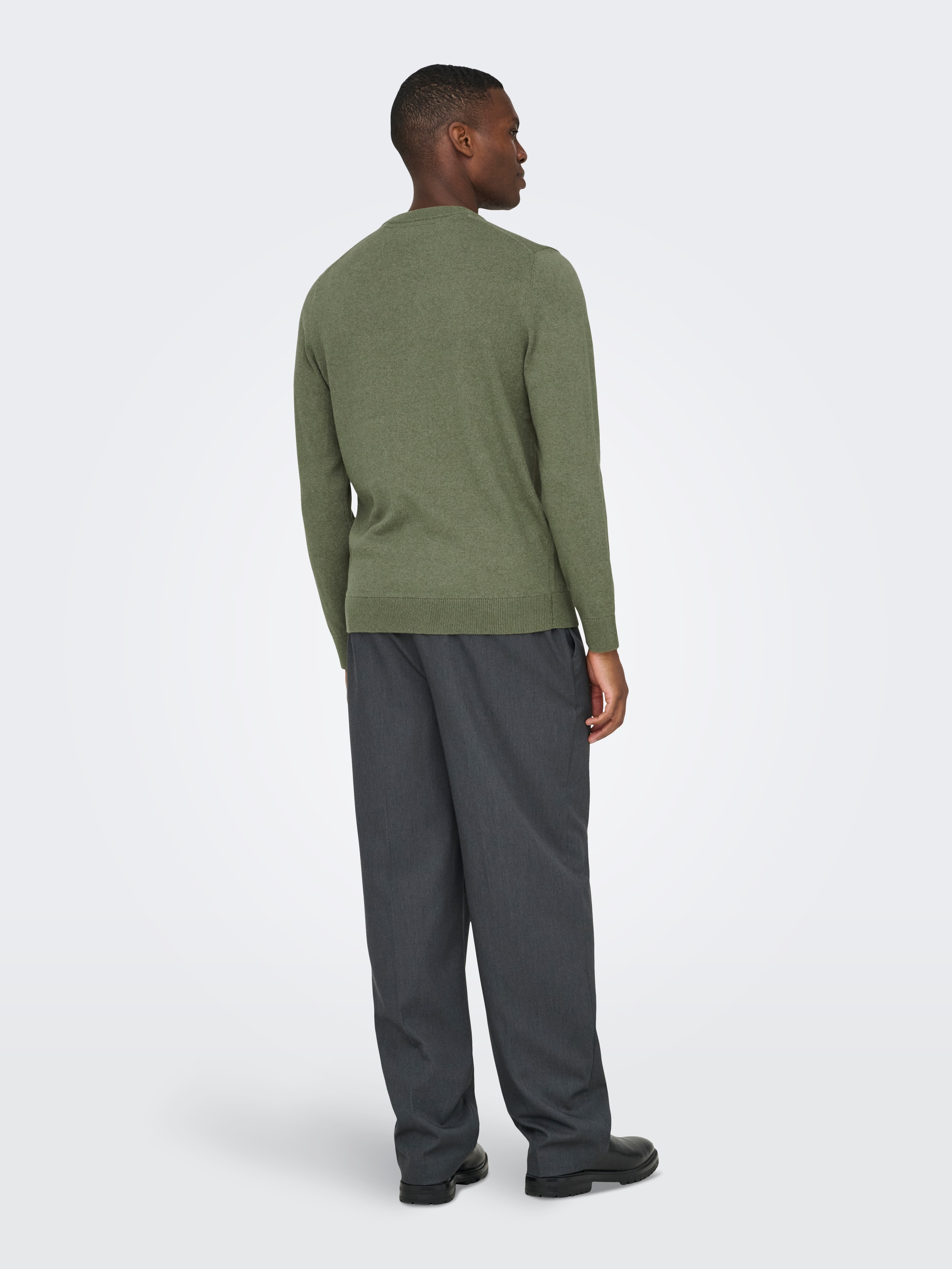 ONLY & SONS Rundhalspullover »ONSREX LIFE REG 12 CREW KNIT«
