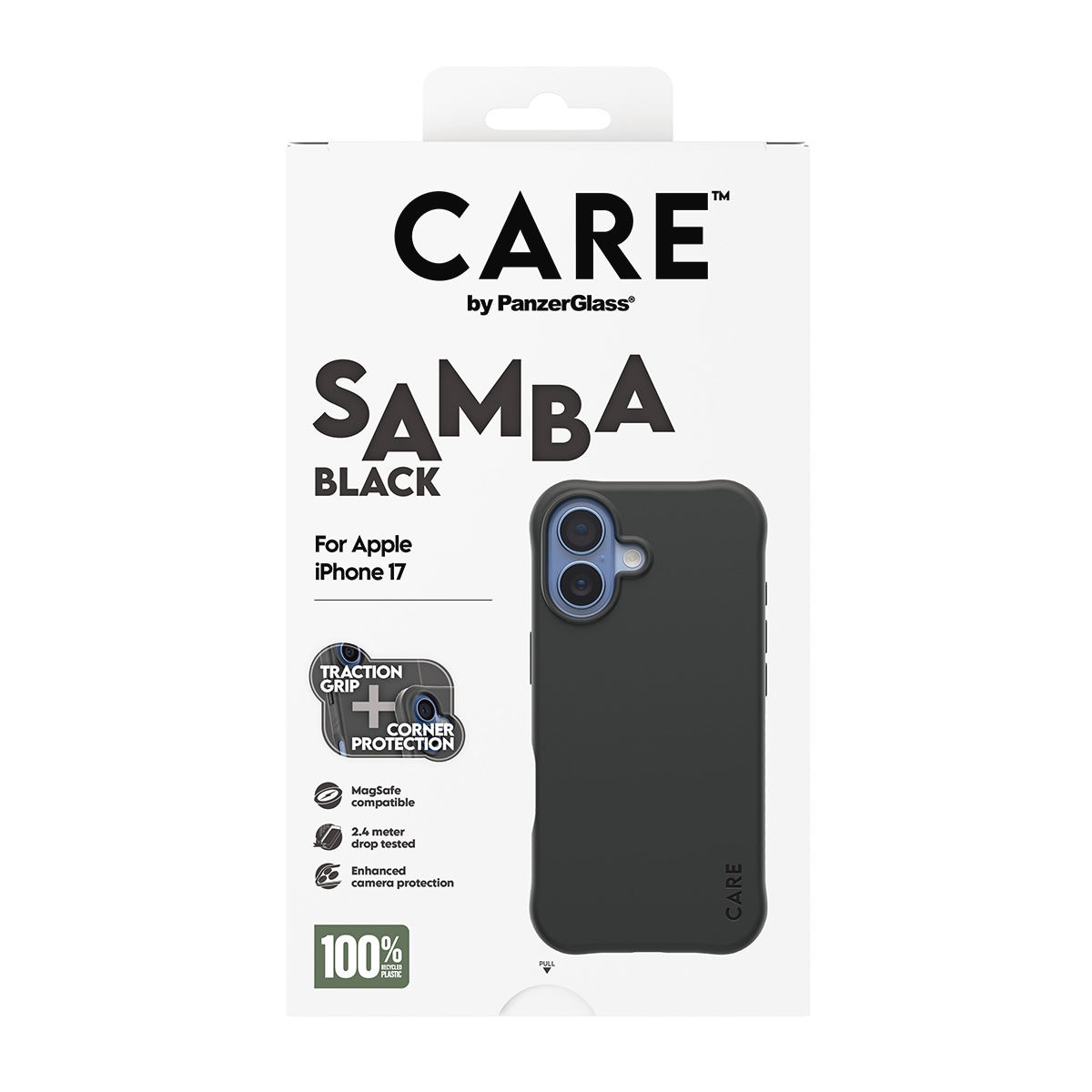 CARE by PanzerGlass Handyhülle »Samba MagSafe Case für Apple iPhone 17« Smartphones Backcover, Schutzhülle, Handyschutzhülle, Case, Schutzcase, stoßfest