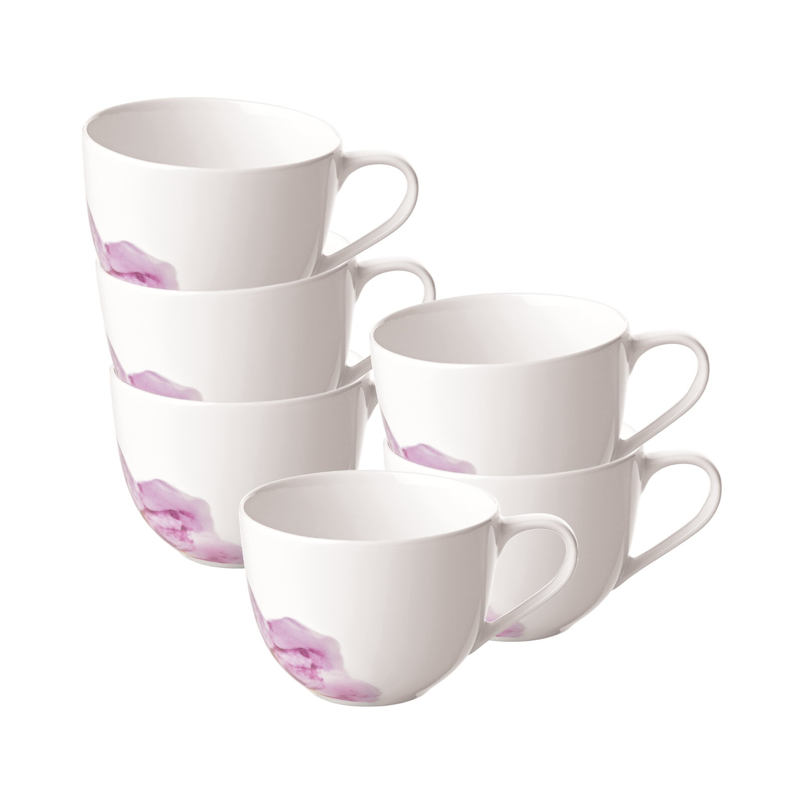 Villeroy & Boch Tasse »Kaffeetassen Rose Garden 160 ml 6er Set bunt« günstig online kaufen