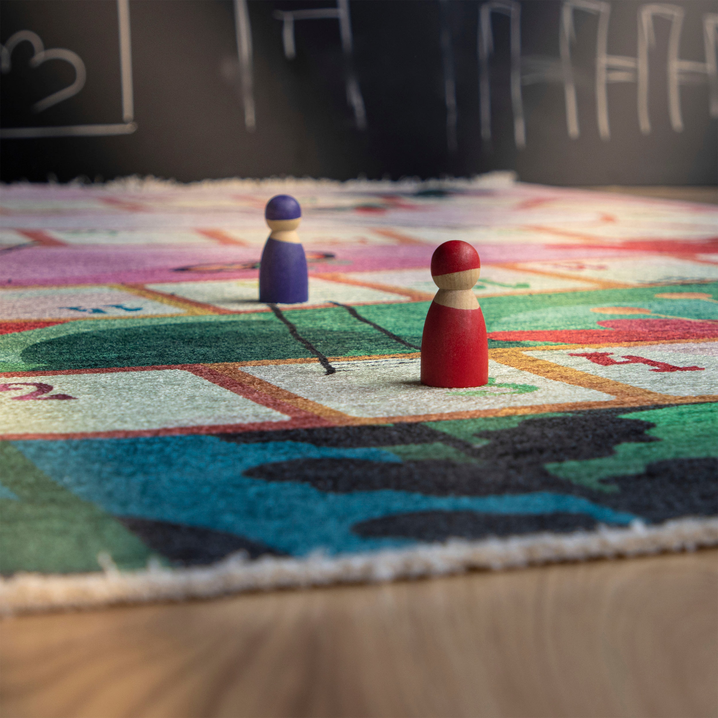 Obsession Kinderteppich »My Greta 620«, rechteckig, 6 mm Höhe, Kurzflor, Spielteppich, mit Fransen, Kinderzimmer