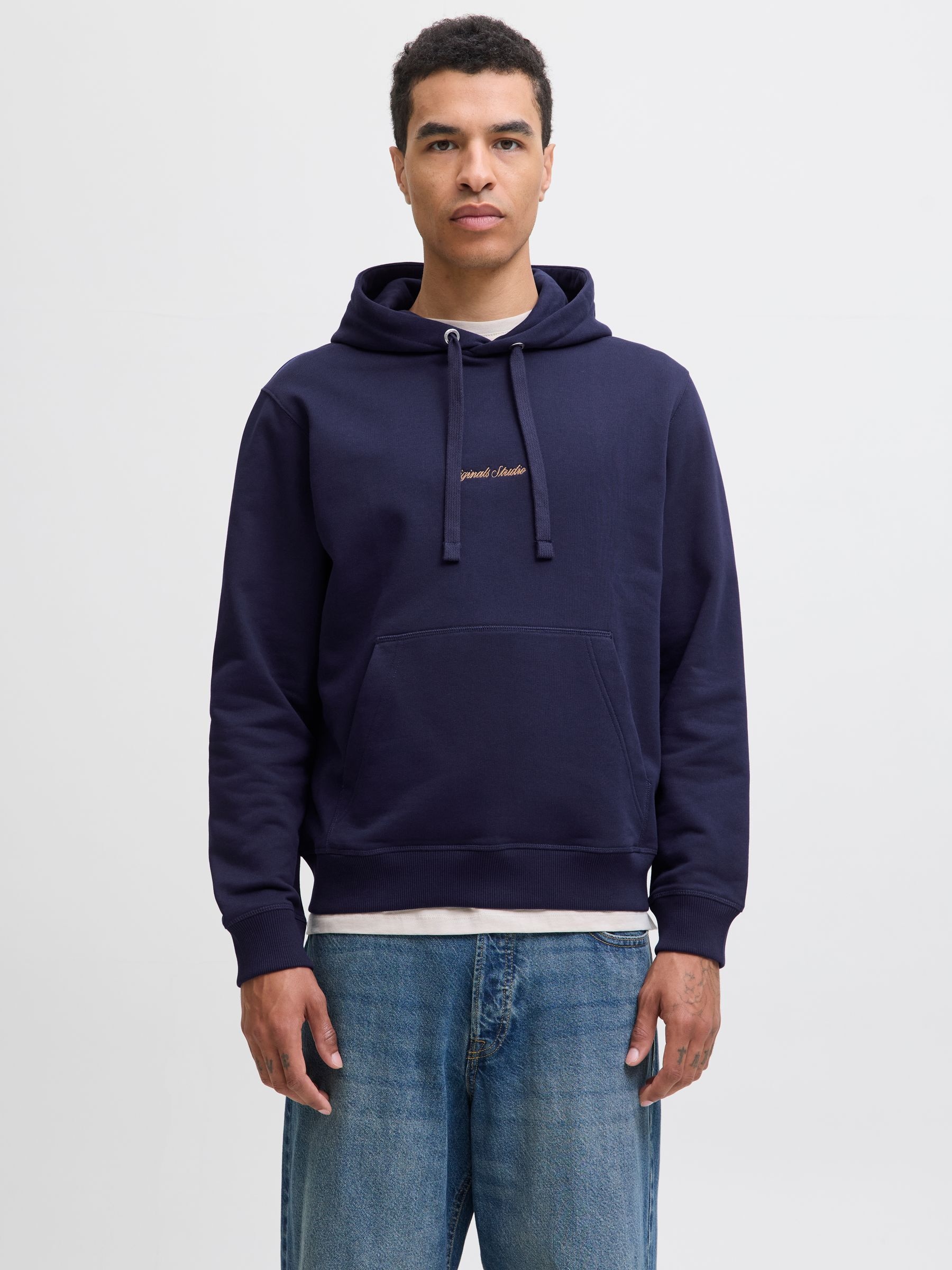 Jack & Jones Kapuzensweatshirt »JORNORREBRO EMB SWEAT HOOD NOOS«, mit Logo Print
