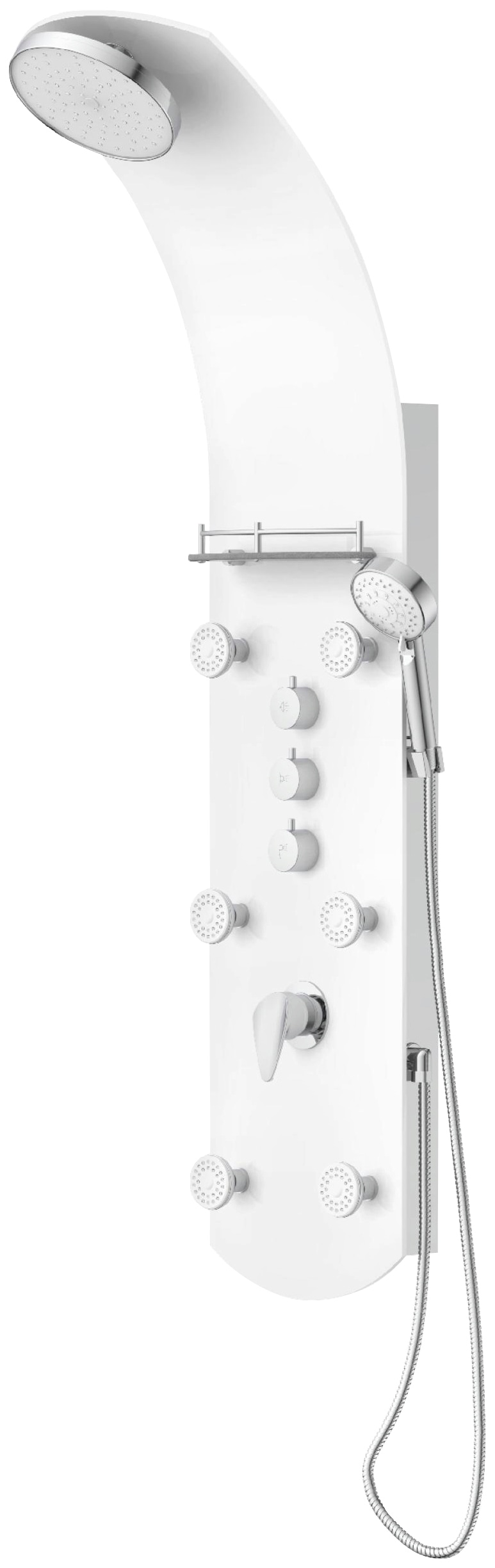 Eisl Duschsäule »KARIBIK«, 6 Massagedüsen, Wellness Duschsystem mit Armatur und Regendusche