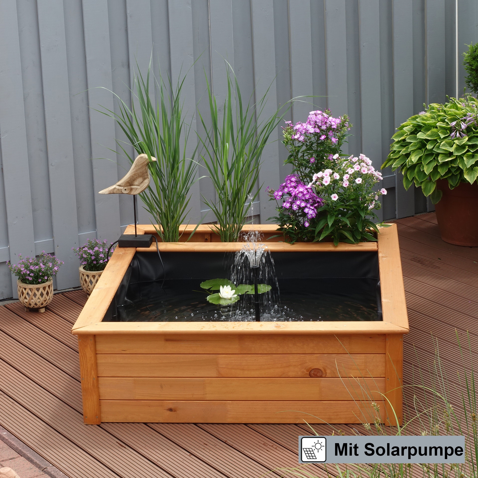 promadino Hochteich, (Set), inkl. Solarpumpe