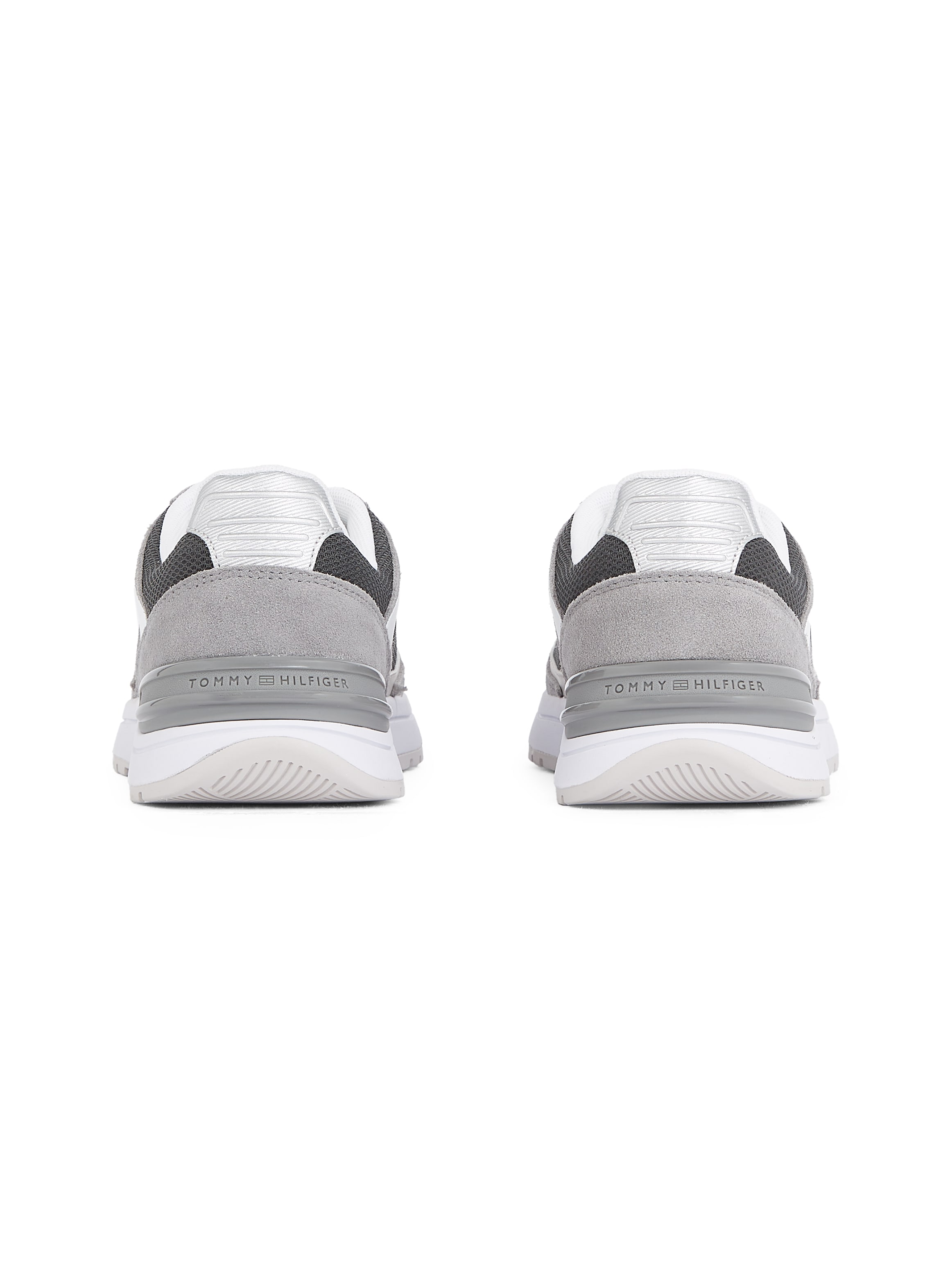 Tommy Hilfiger Keilsneaker »CASUAL FASHION RUNNER MIX«, Freitzeitschuh, Halbschuh, Schnürschuh im Kontrast-Look