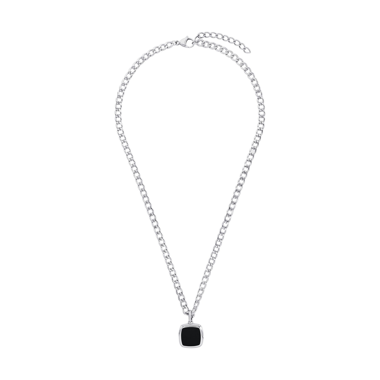 Amor Kette mit Anhänger »quadratisch« mit Achat