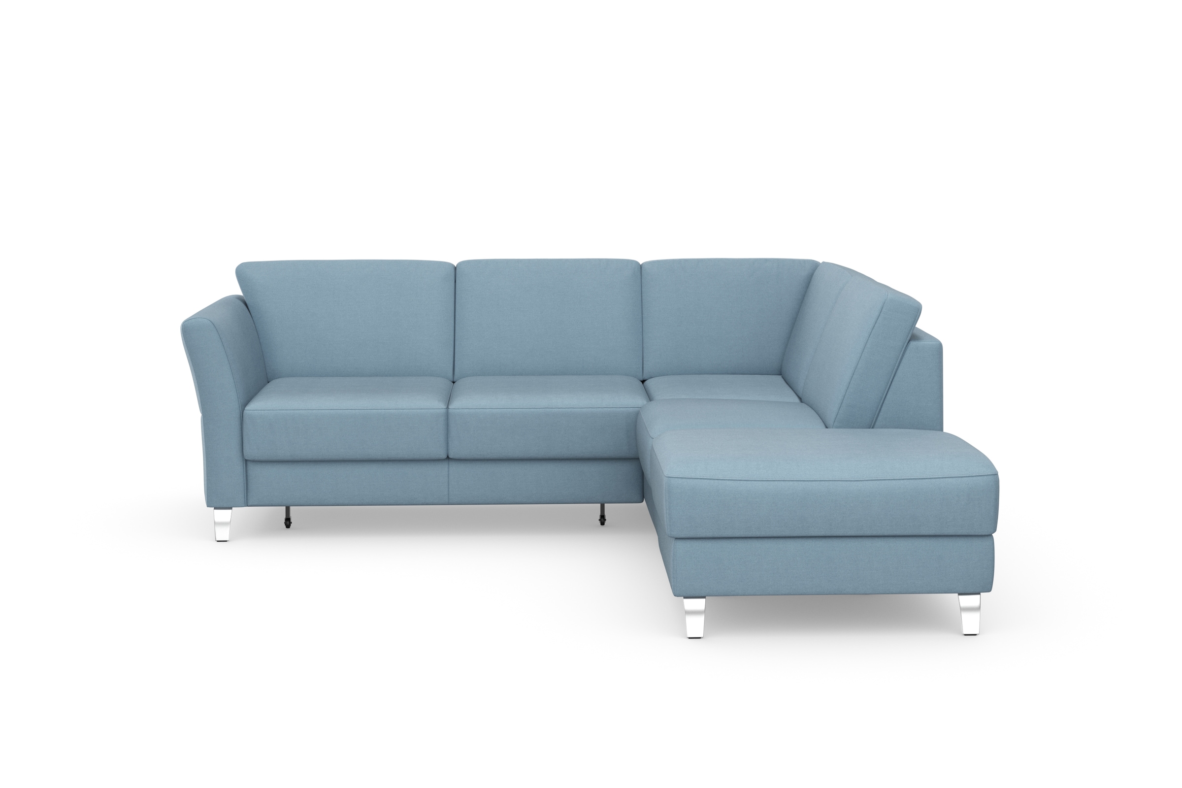 sit&more Ecksofa »Visby L-Form«, Wahlweise mit Bettfunktion und Stauraum, f günstig online kaufen