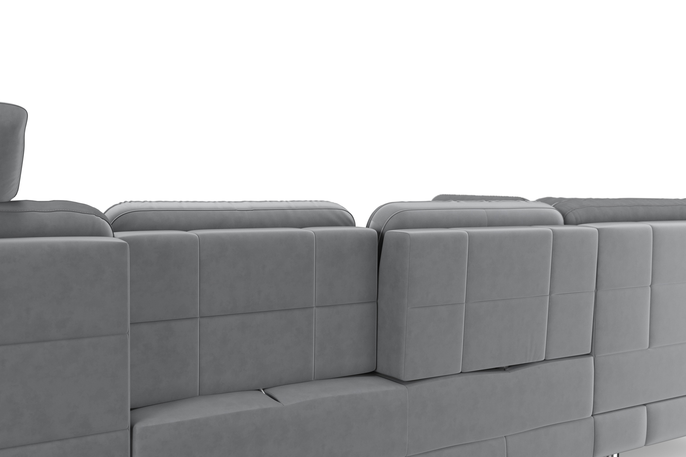 sit&more Wohnlandschaft »Bendigo U-Form«, inklusive Sitztiefenverstellung, Bodenfreiheit 12 cm, in 2 Fußfarben
