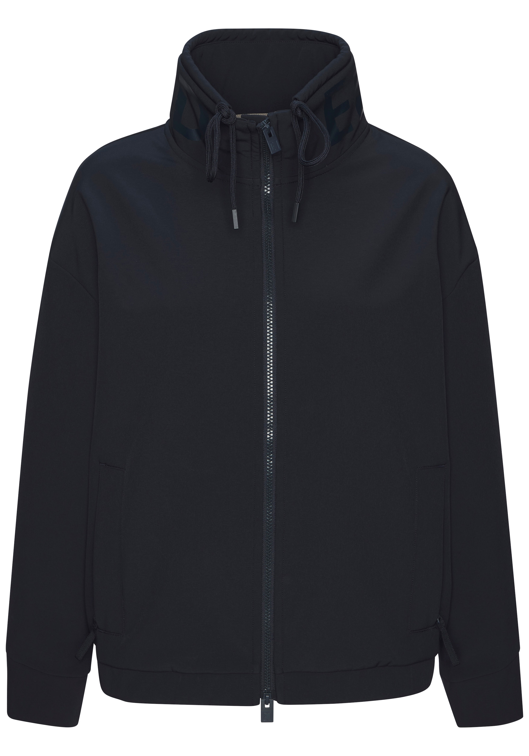 Elbsand Softshelljacke mit hohem, verstellbaren Kragen