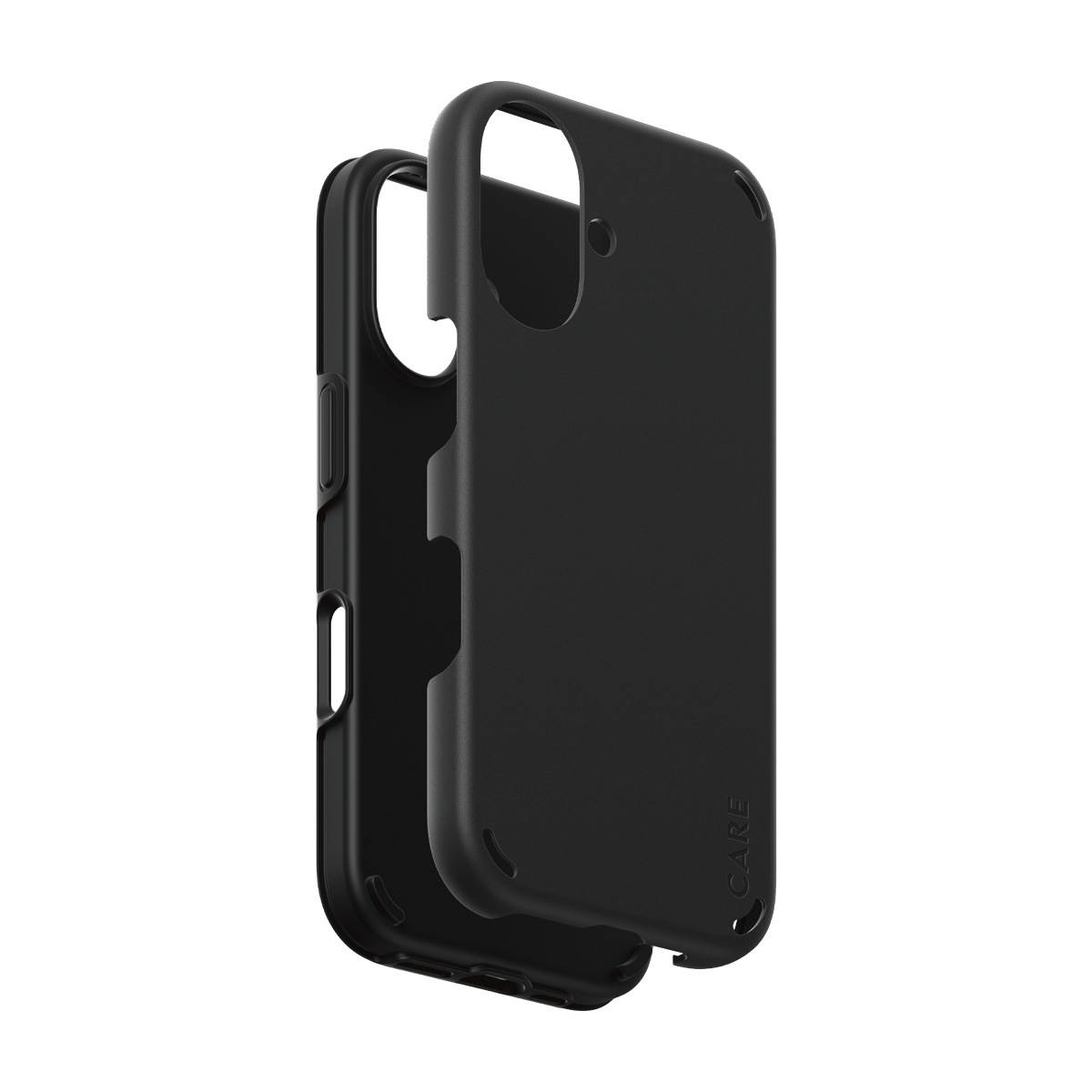 CARE by PanzerGlass Handyhülle »Double Defence Case für Apple iPhone 16«, Backcover, Schutzhülle, Handyschutzhülle, Case, Schutzcase, stoßfest