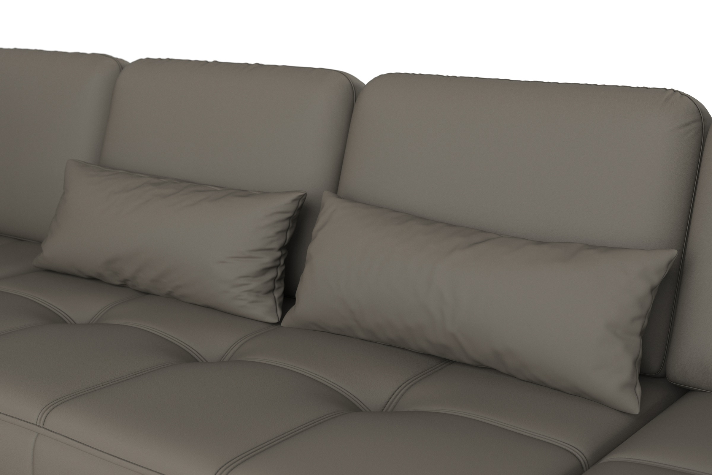 sit&more Wohnlandschaft »Bendigo U-Form«, inklusive Sitztiefenverstellung, Bodenfreiheit 15 cm, in 2 Fußfarben