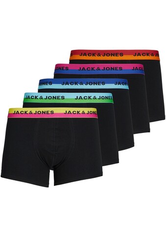 Jack & Jones Boxershorts »JACCOLOR WB TRUNKS 5 PACK«, (Packung, 5 St.) kaufen