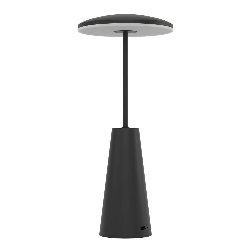 EGLO Tischleuchte »PICCOLA«, 1 flammig, Leuchtmittel LED-Modul | LED fest integriert, dimmbare Nachttischlampe, Metall in Schwarz, Lampe für Balkon, IP54