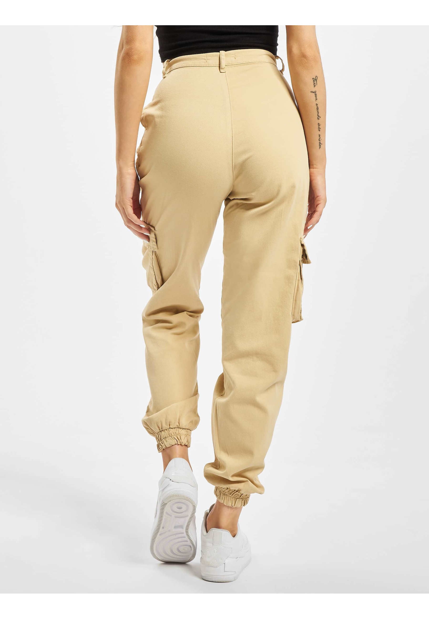 DEF Stoffhose »DEF Damen Aya Cargopants«