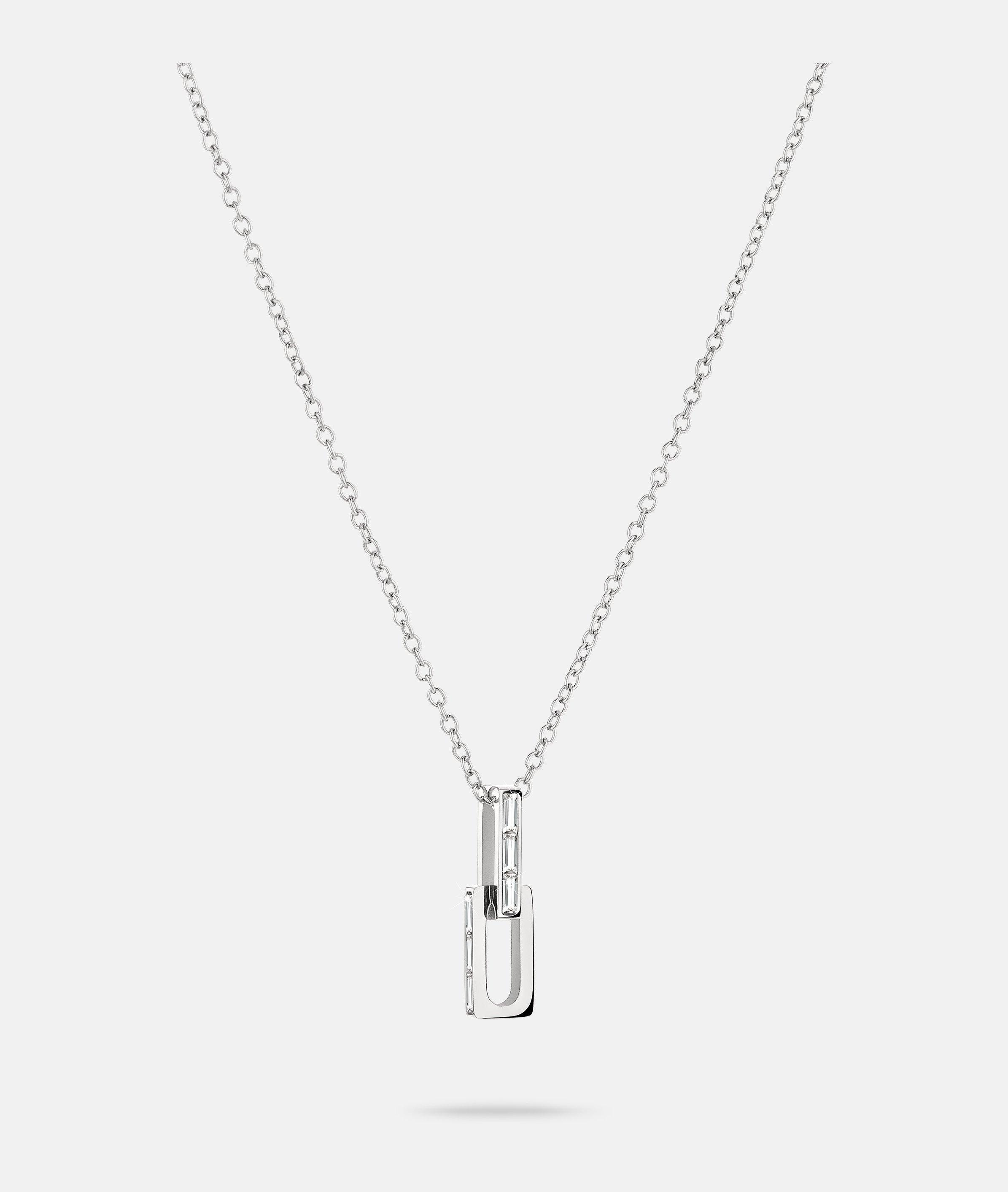 Liebeskind Berlin Kette mit Anhänger »Schmuck Edelstahl Halskette The Festive Mini Link Sparkle«, mit Zirkonia (synth.)