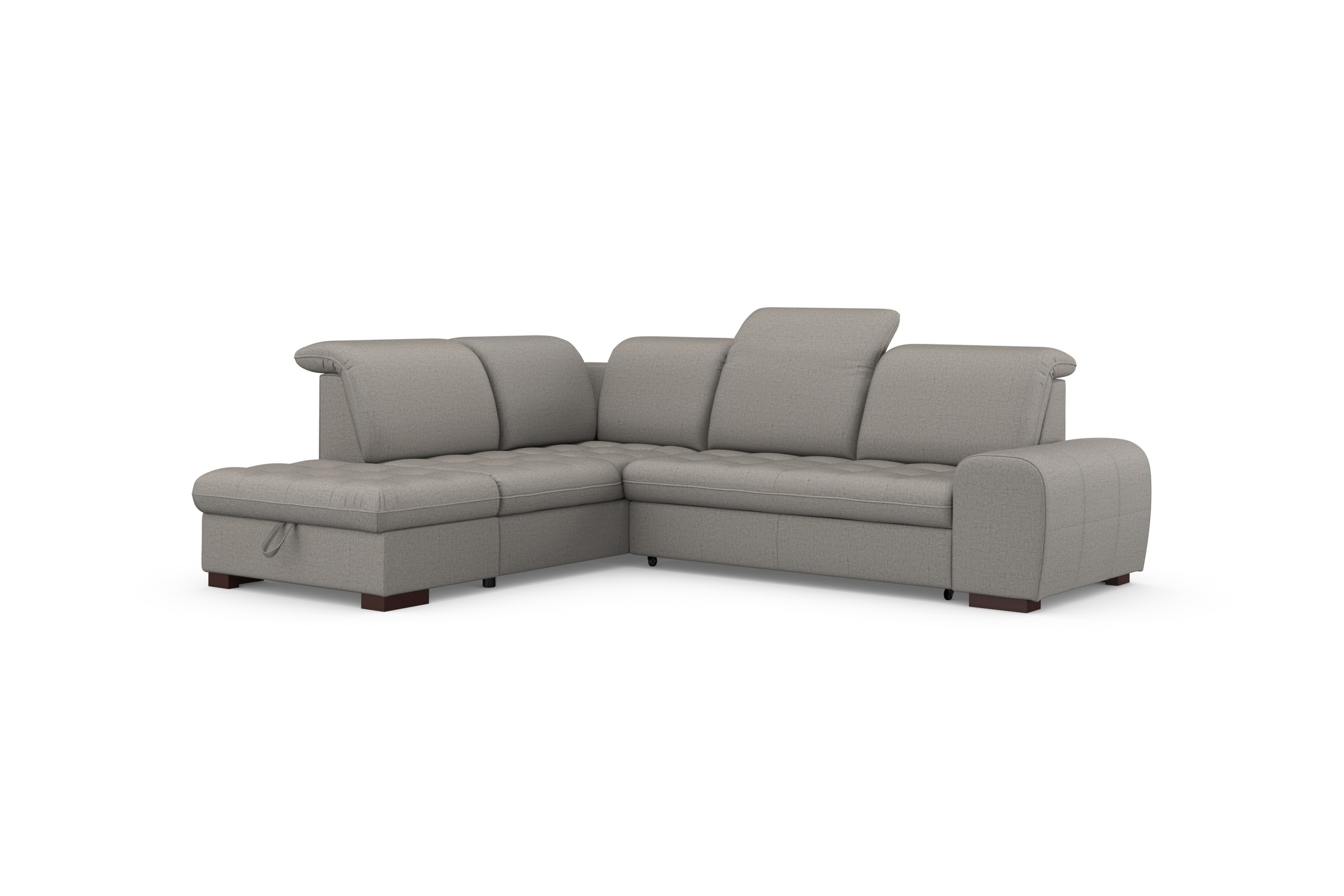 sit&more Ecksofa »Luxor L-Form«, wahlweise mit Bettfunktion, Stauraum und Kopfteilverstellung