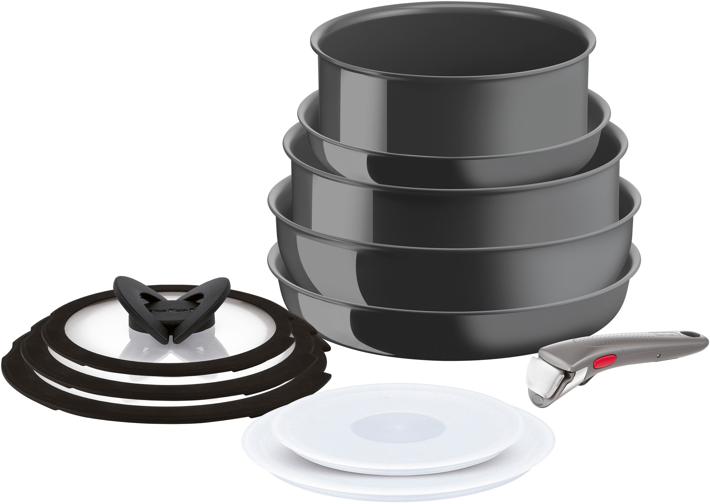 Tefal Pfannen-Set »Ingenio Renew« Aluminium Set, 11 Stk. tlg. abnehmbarer G günstig online kaufen