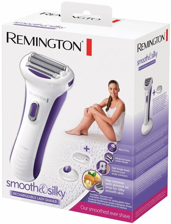 Remington Elektrorasierer »smooth&silky WDF5030« 1 Stk. Aufsätze ergonomischer Scherkopfwinkel