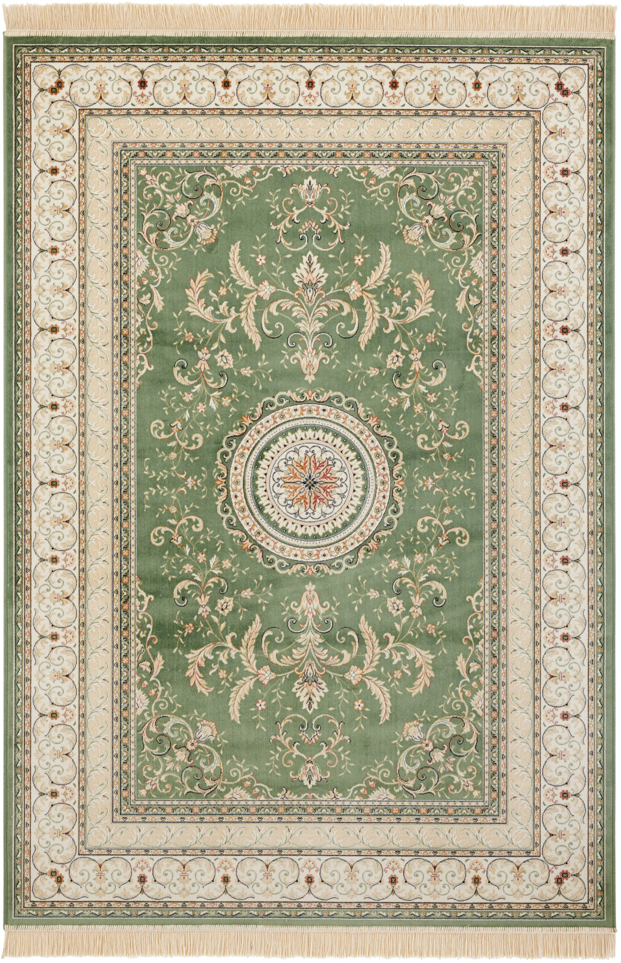 HANSE Home Teppich »Antik Negar«, rechteckig, 5 mm Höhe, Orientalisch mit Fransen, Orient, Wohnzimmer, Schlafzimmer, Esszimmer