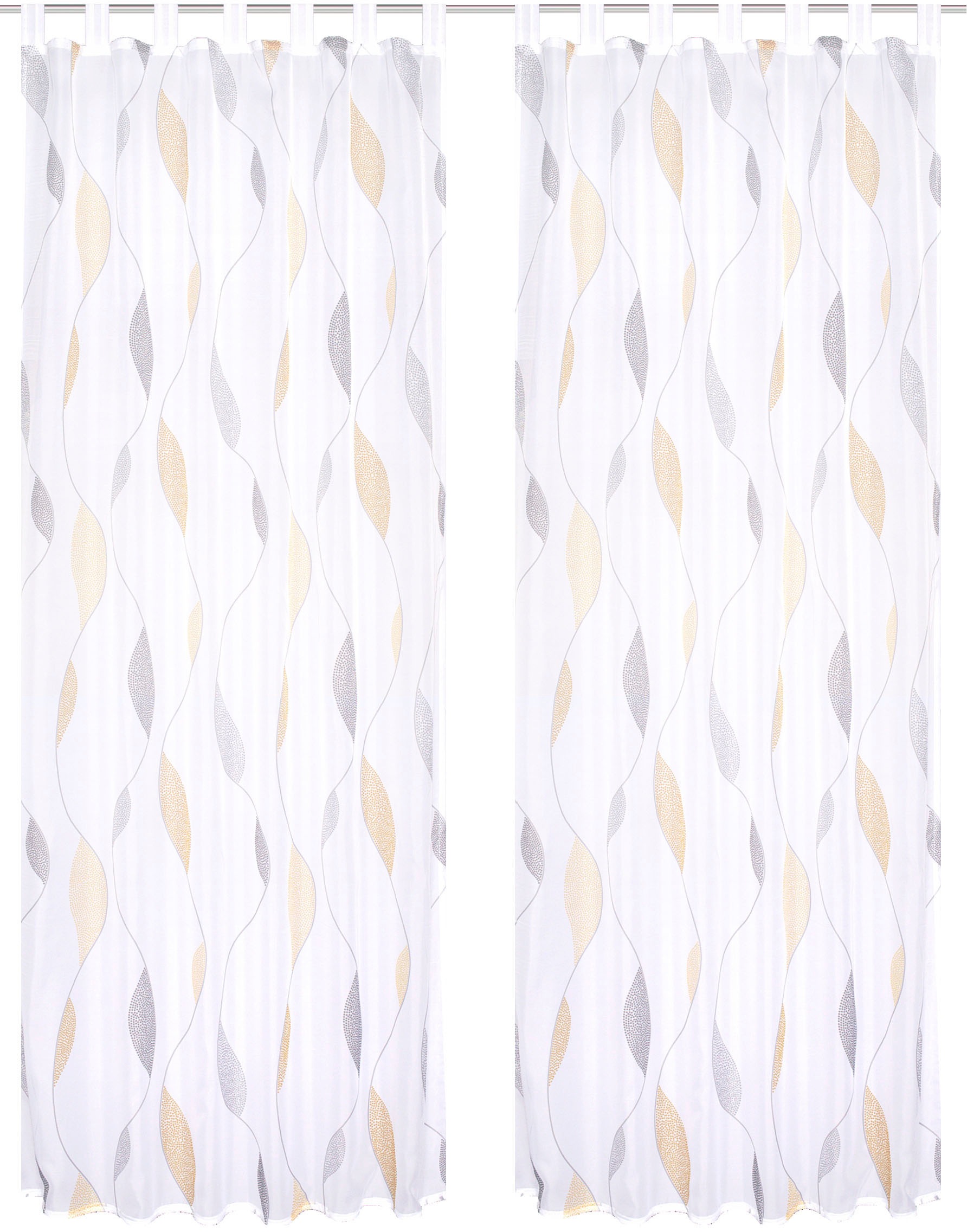 HOME WOHNIDEEN Vorhang »PAOLO« Schlaufen 2 Stk. tlg. 2er Pack Schlaufenscha günstig online kaufen