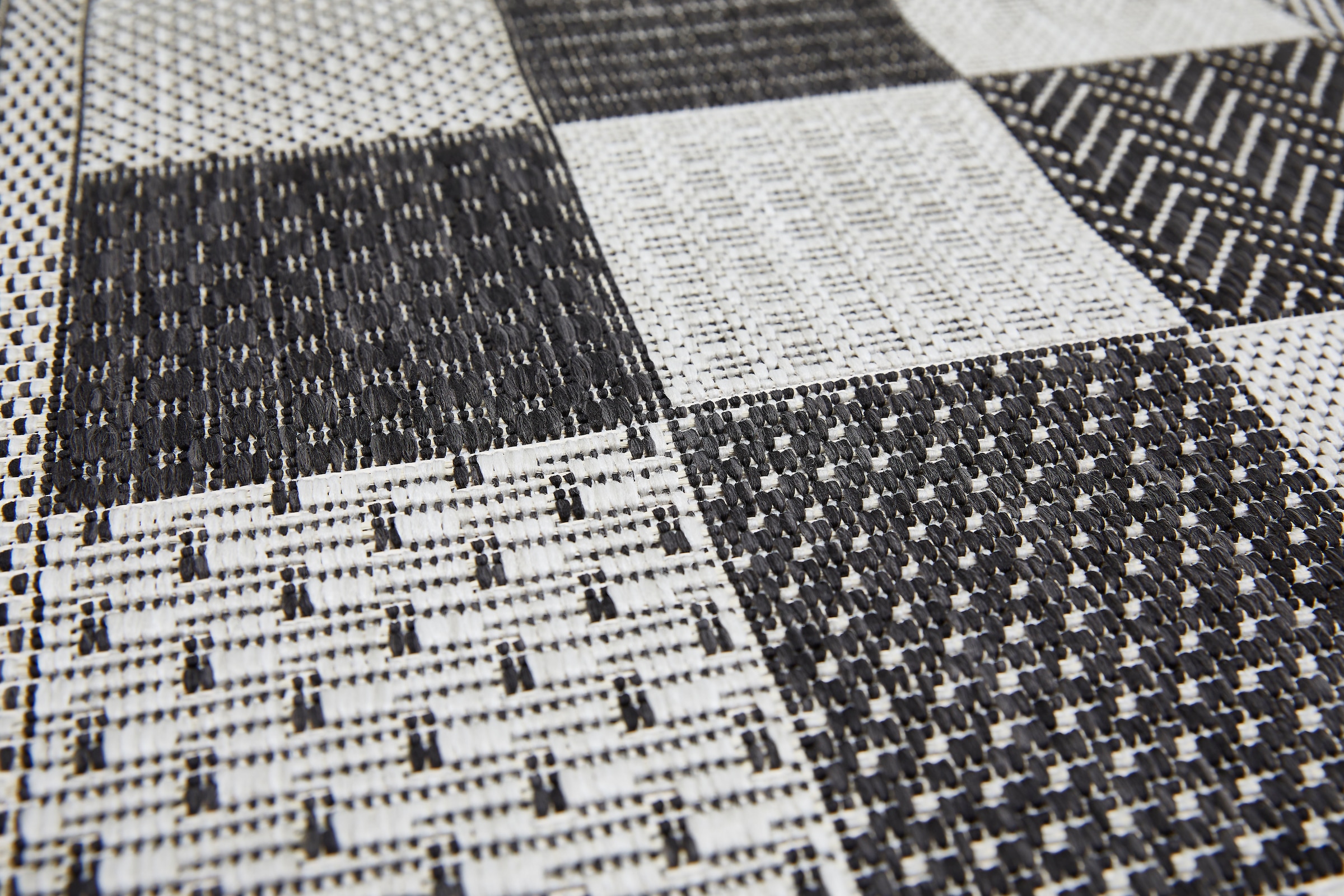 Andiamo Läufer »ARIZONA 2«, rechteckig, 5 mm Höhe, Flachgewebe, Patchwork Design, In- und Outdoor geeignet
