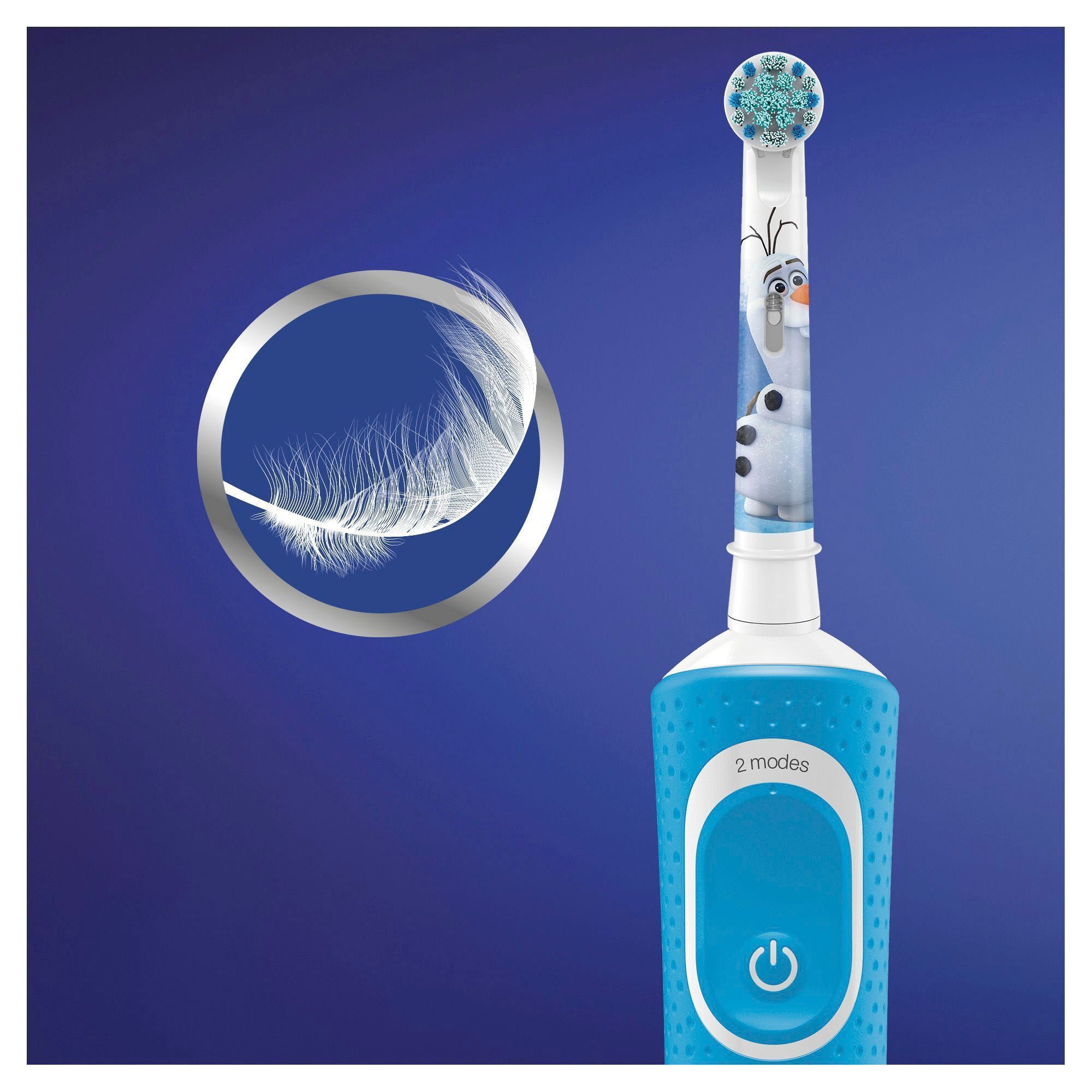 Oral-B Aufsteckbürsten »Kids Frozen«, extra weiche Borsten, ab 3 Jahren, Design kann variieren, 8 Stück