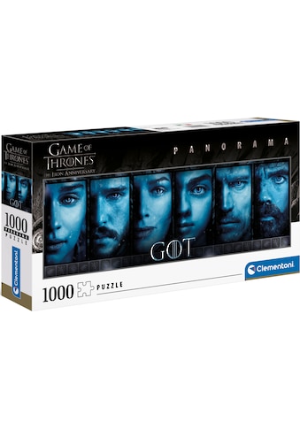 Clementoni® Puzzle »Panorama, Game of Thrones - The Iron Anniversary«, Made in Europe,... kaufen