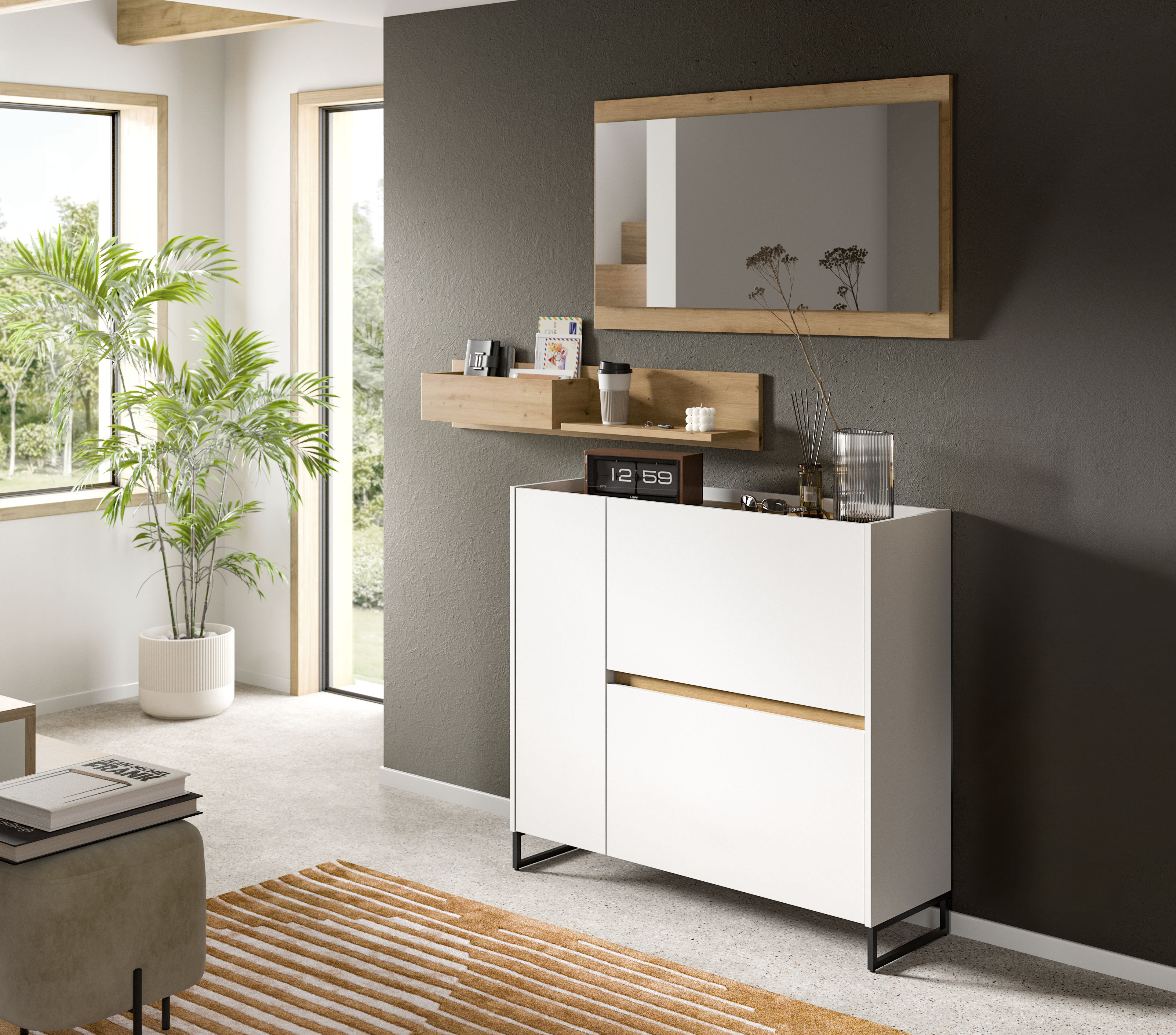 INOSIGN Garderoben-Set »EVRID, 3-teilig, Breite 140 cm, individuell stellba günstig online kaufen