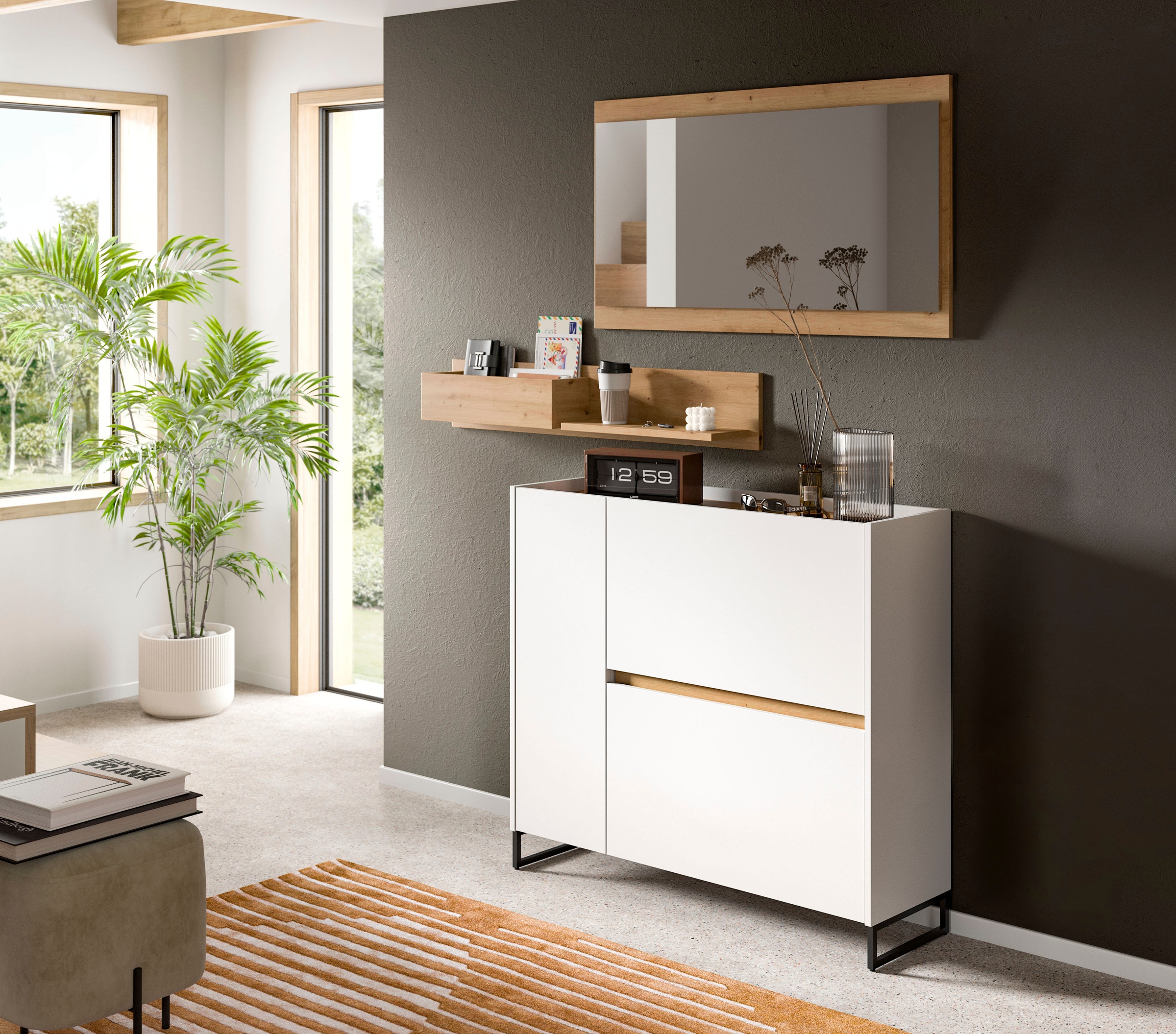 INOSIGN Garderoben-Set »EVRID, 3-teilig, Breite 140 cm, individuell stellba günstig online kaufen