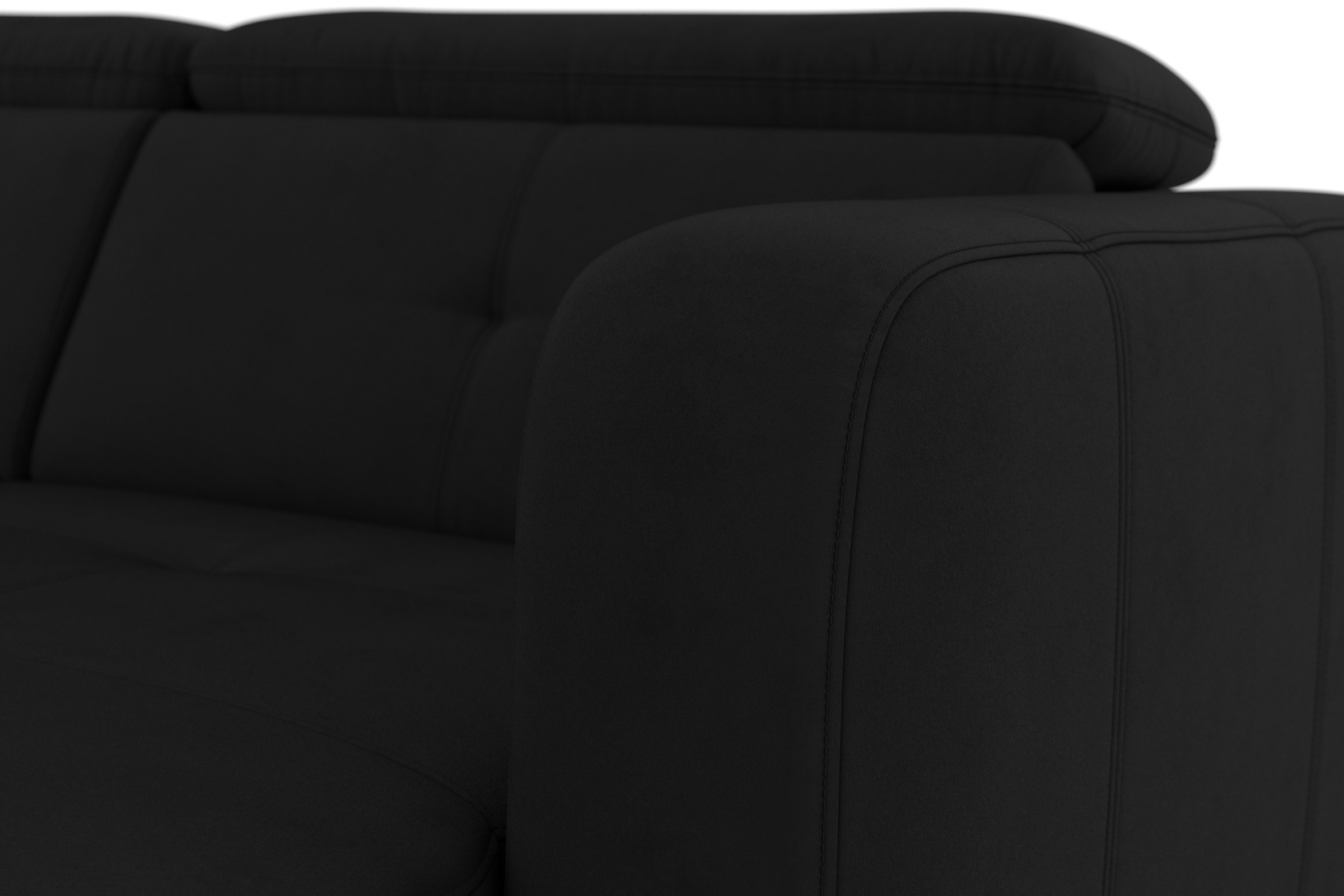 sit&more Wohnlandschaft »Belluci U-Form«, Kopfteilverstellung und Federkern, wahlweise mit Bettfunktion
