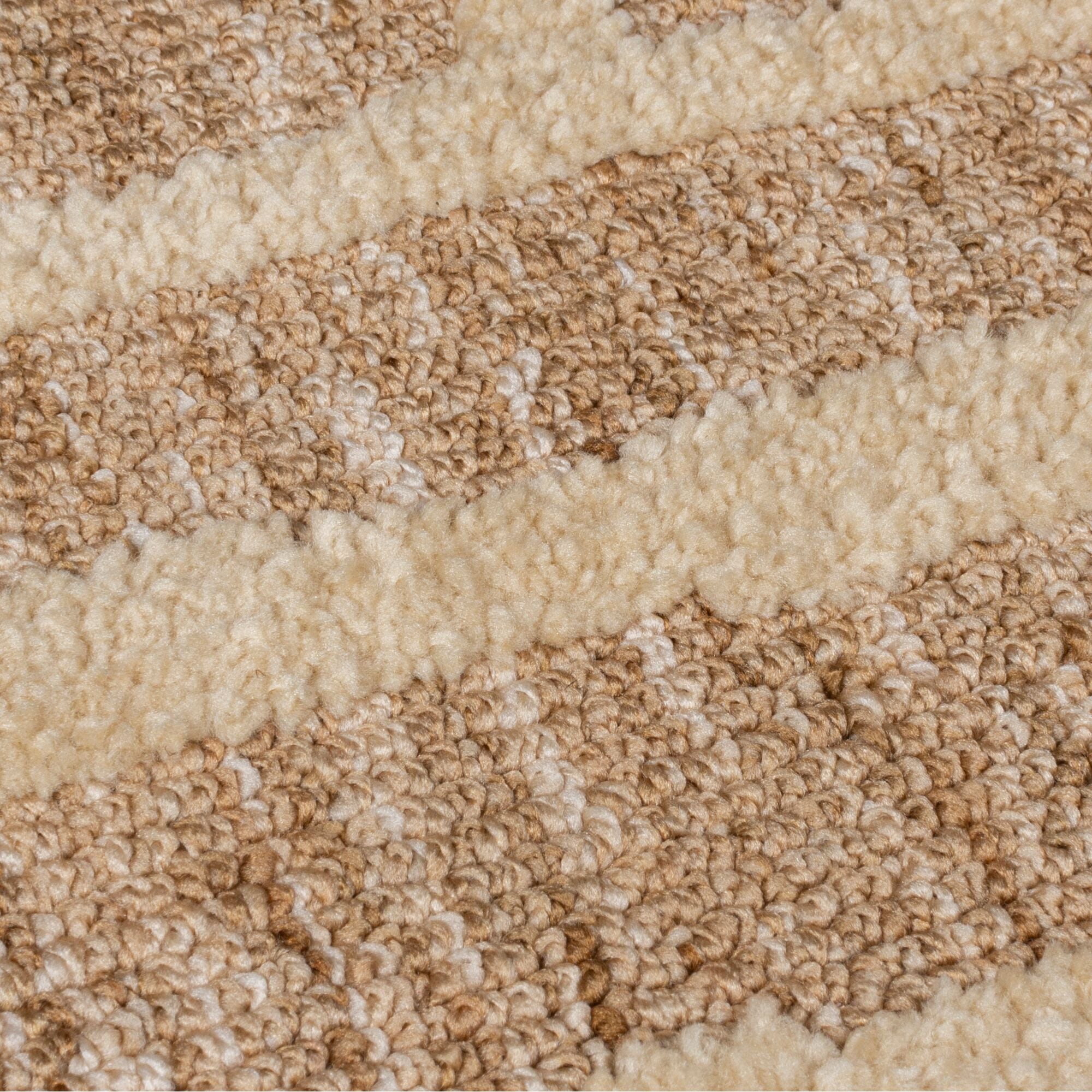 FLAIR RUGS Teppich »Elliot«, rechteckig, 12 mm Höhe, Hoch-niedriger Flor in Wolle-Optik