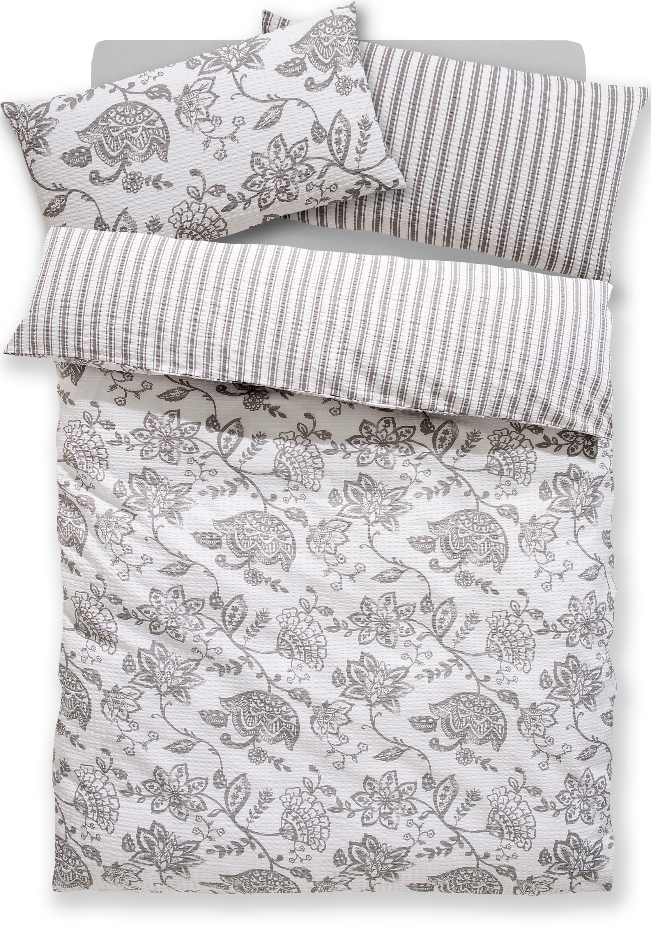 andas Bettwäsche »Nordby« 2 Stk. tlg. Bettwäsche aus Baumwolle, skandinavis günstig online kaufen