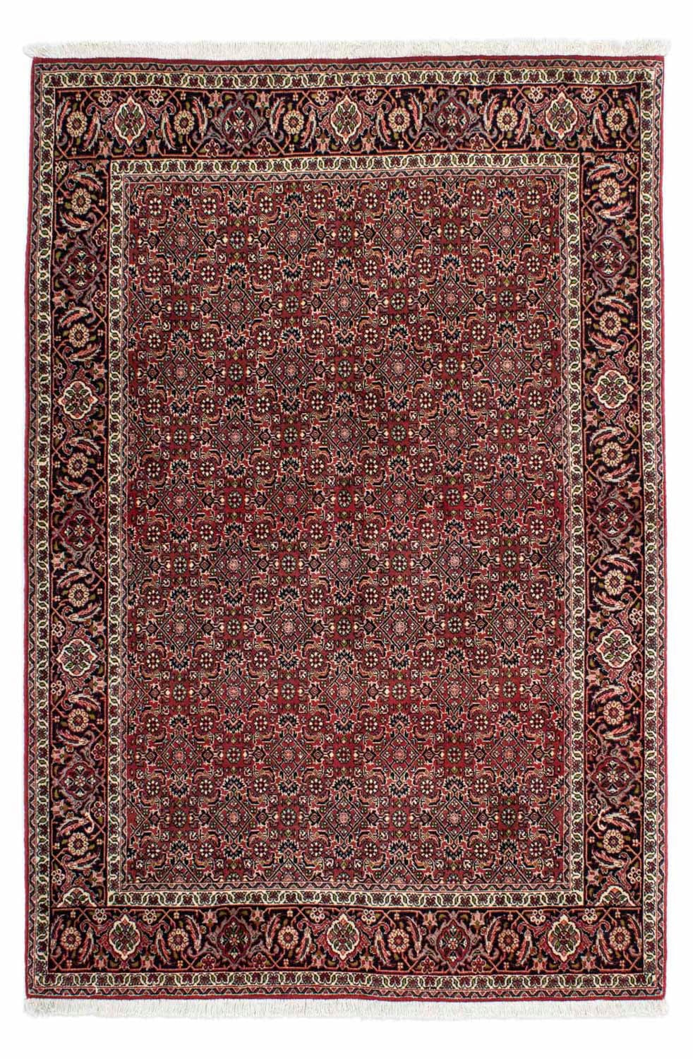 morgenland Wollteppich »Bidjar - Zanjan Stark Gemustert Rosso 208 x 139 cm« günstig online kaufen